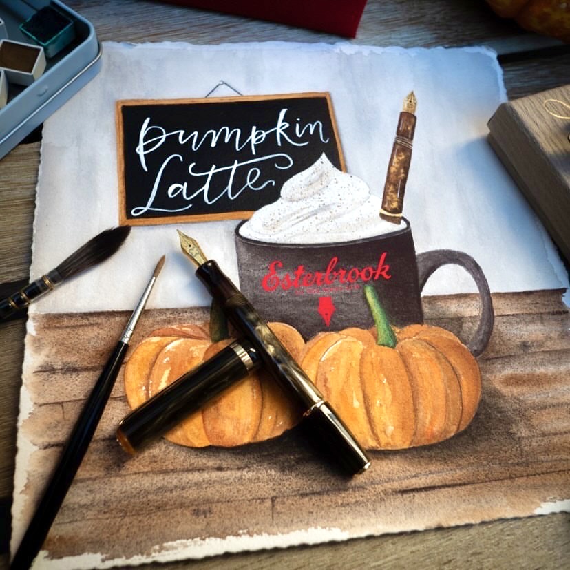 Pluma estilográfica Esterbrook JR Pocket Pen Pumpkin Latte