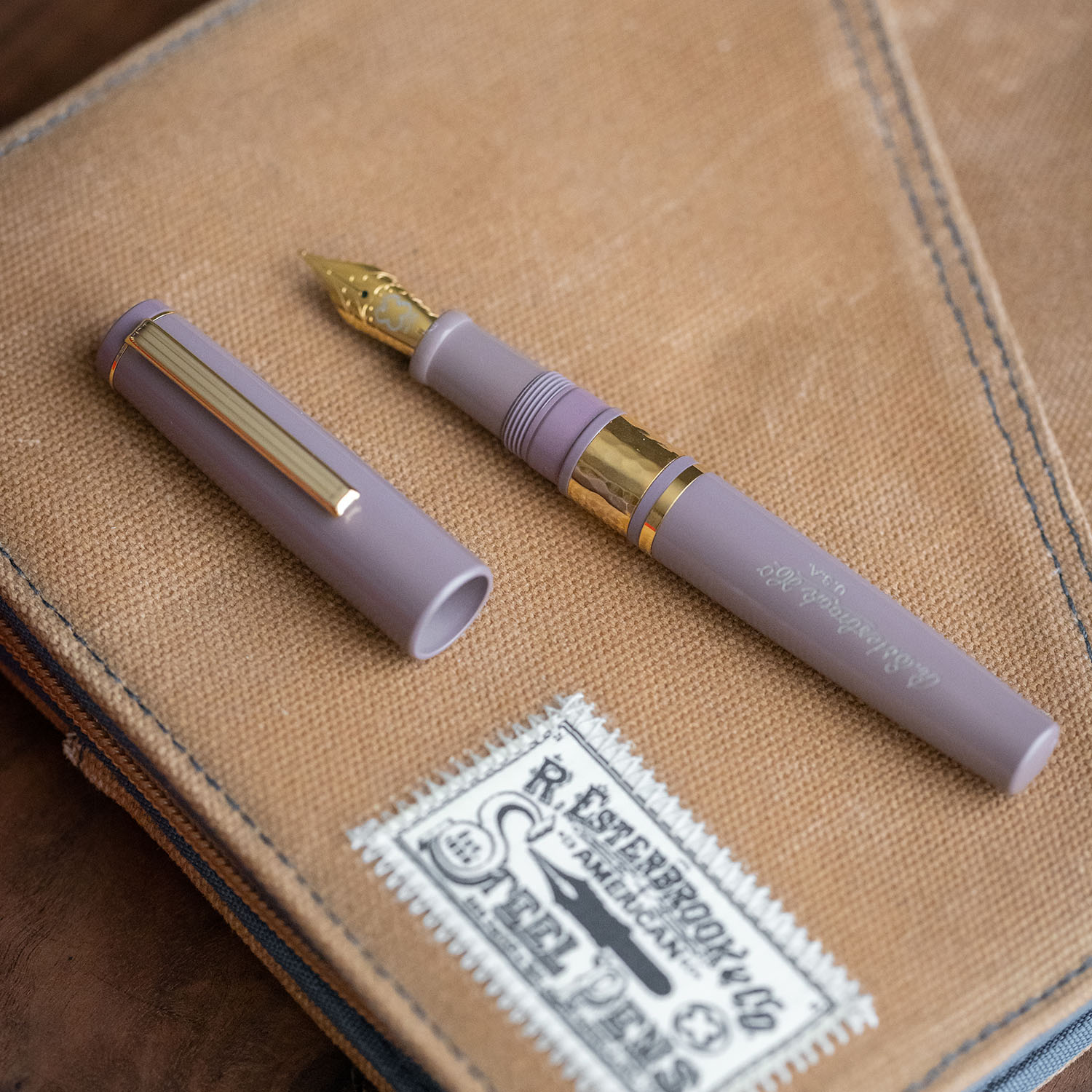 Esterbrook Model J Violet Ebonite GT Caneta de Tinta Permanente
