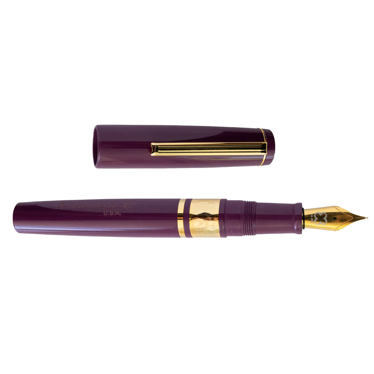 Esterbrook Model J Blackberry Ebonite GT Stylo Plume