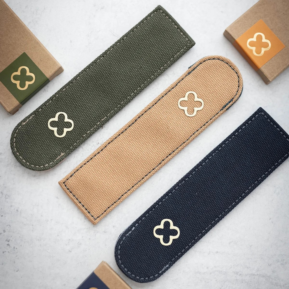 Esterbrook Pen Pocket Canvas Sleeve Navy (Single)