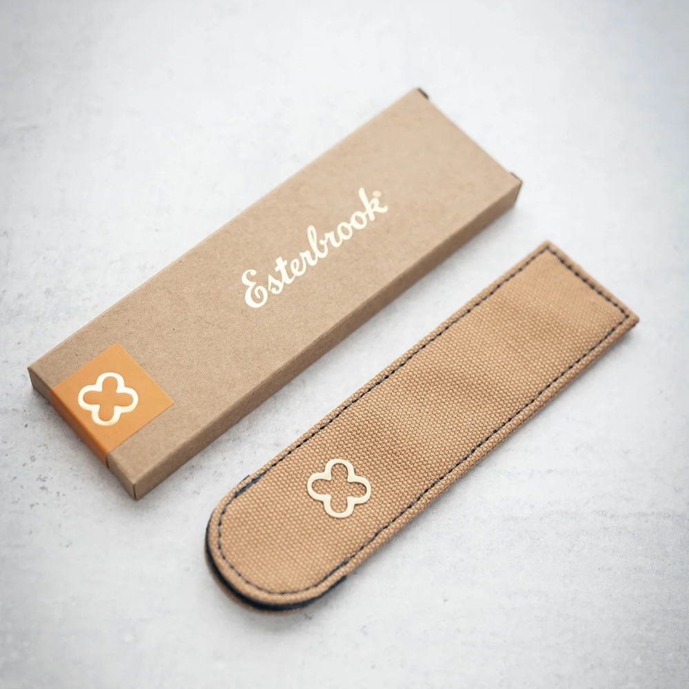 Esterbrook Pen Pocket Canvas Sleeve Tan (Single)