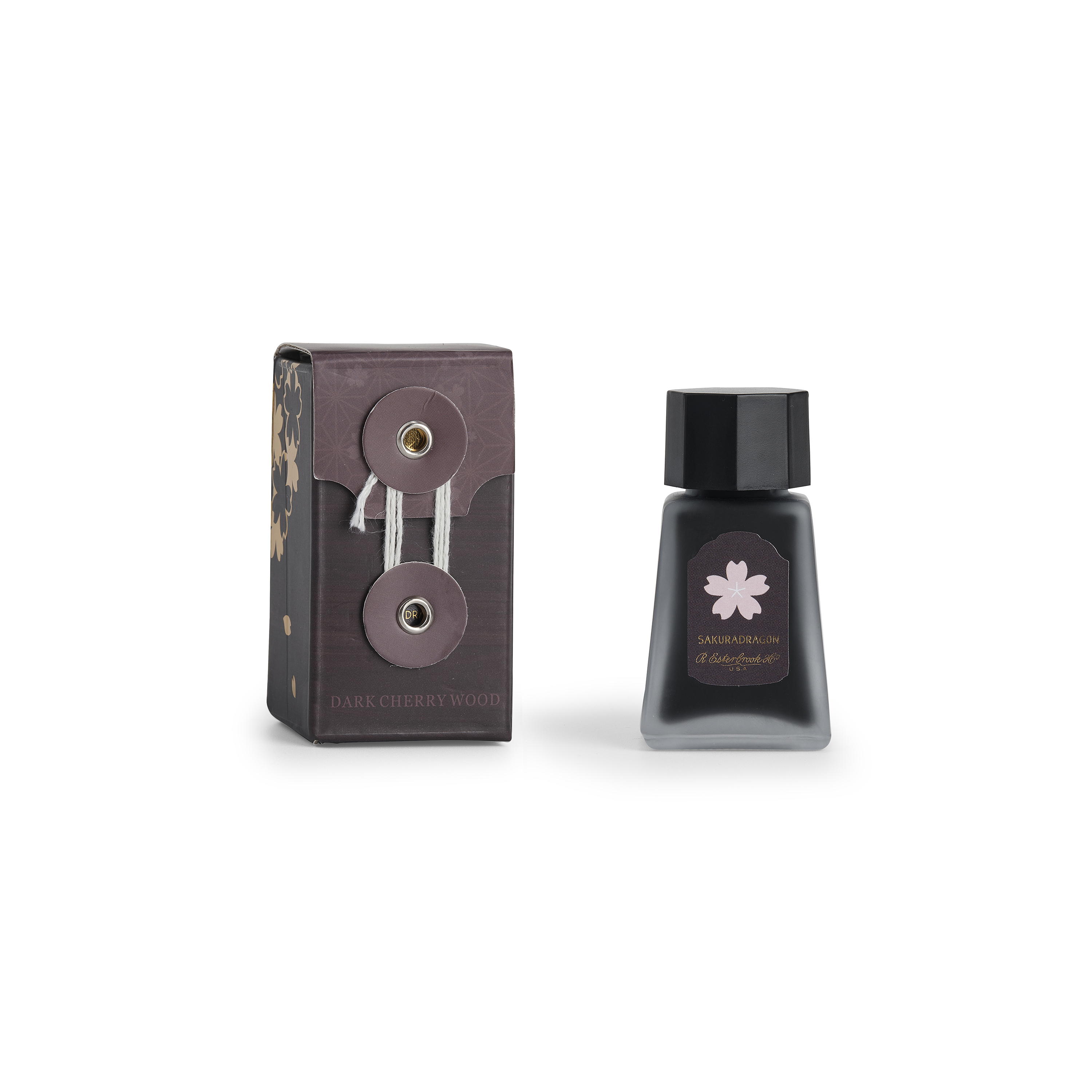 Esterbrook Sakura Street Dark Cherry Wood 30ml Inktpot