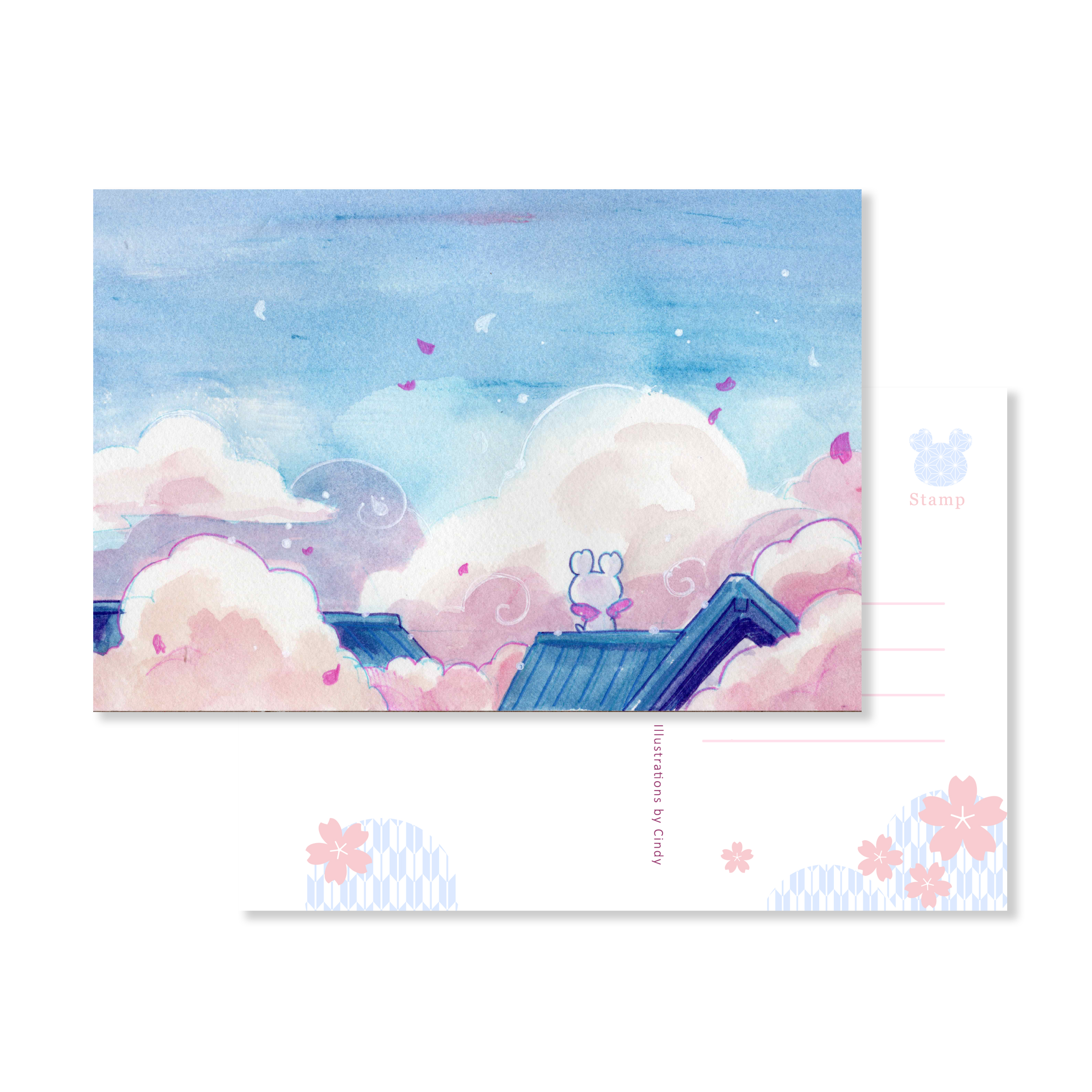 Esterbrook Sakura Street Postcards