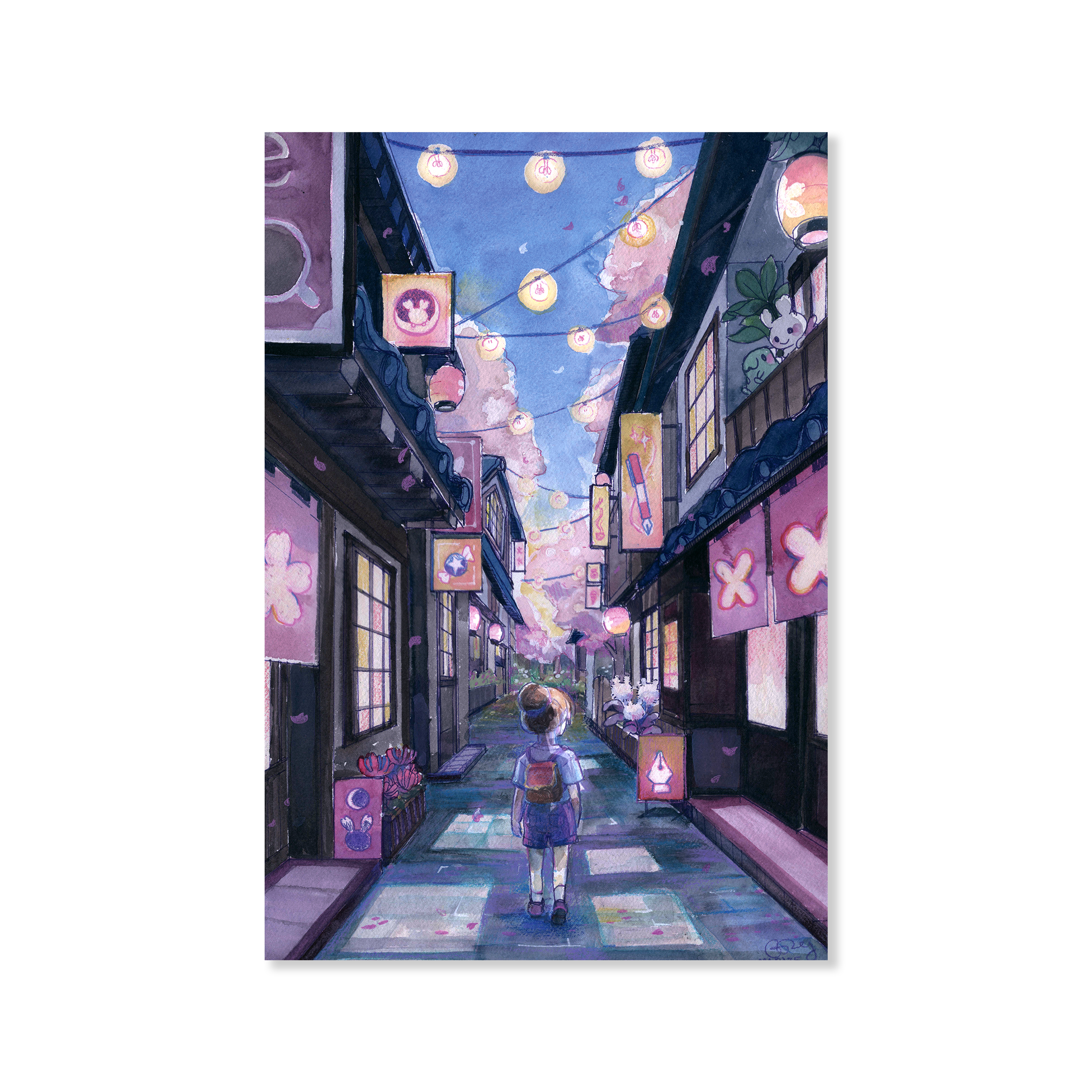 Esterbrook Sakura Street Postcards