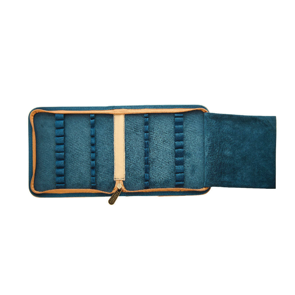 Esterbrook 20 Slot Canvas Zipper Pen Case Tan
