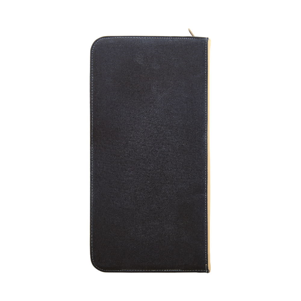 Esterbrook 40 Slot Canvas Zipper Pen Case Navy Blue