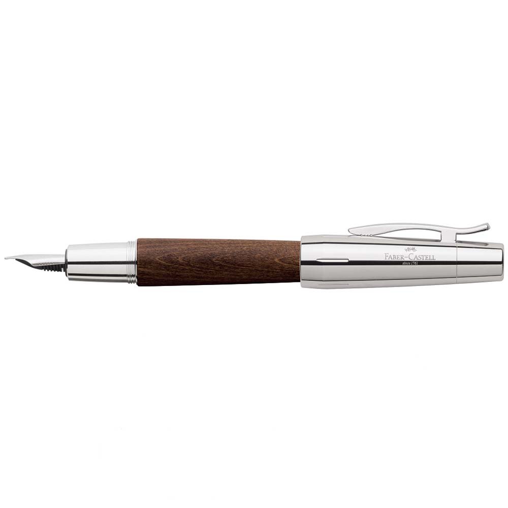 Faber-Castell E-Motion Wood Donker Bruin Vulpen