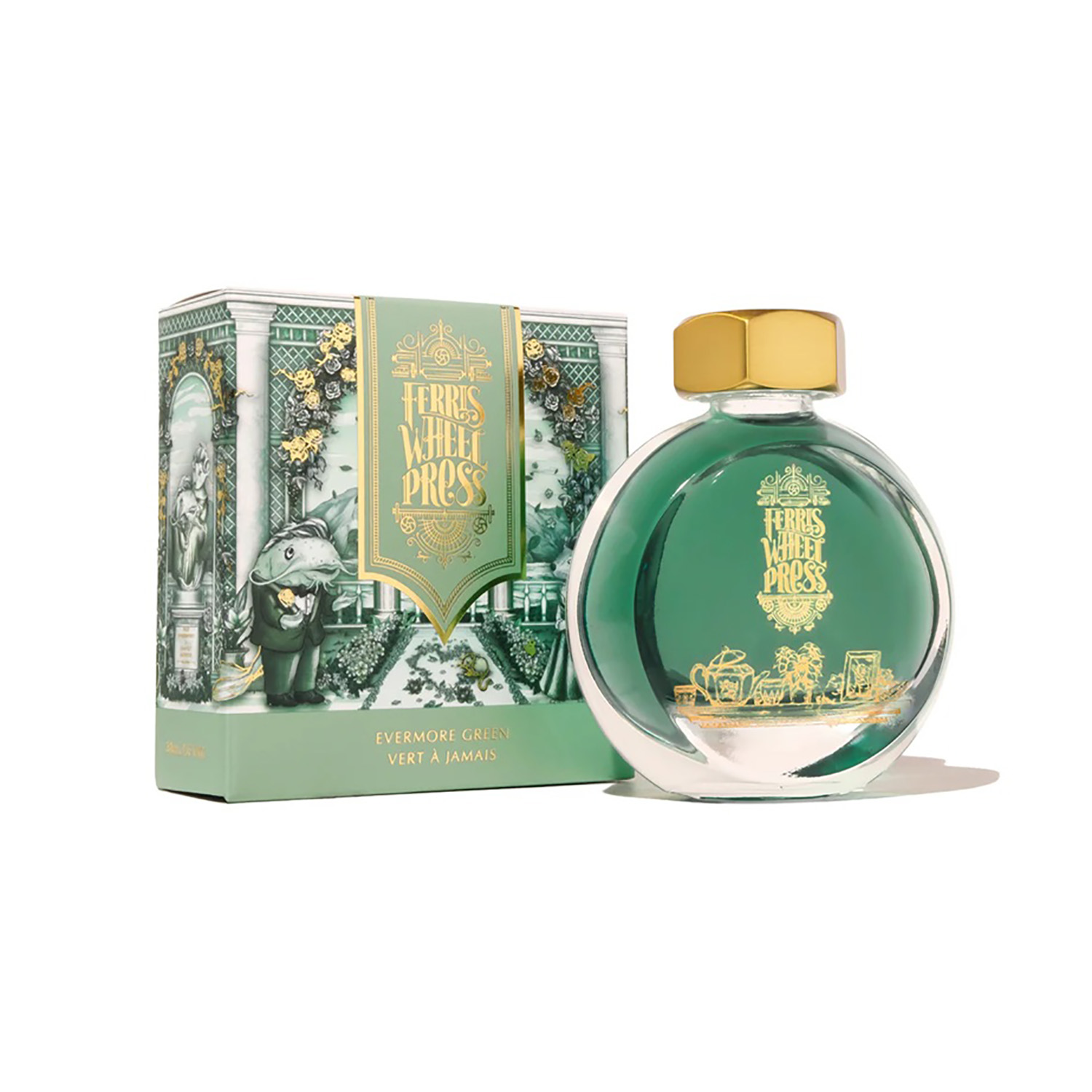Ferris Wheel Press Evermore Green 38 ml Bläckhorn
