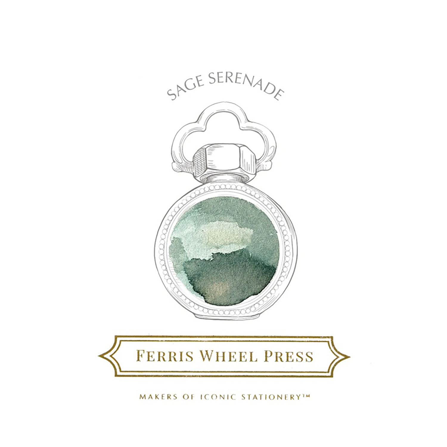 Ferris Wheel Press Sage Serenade 38 ml Tintenfass