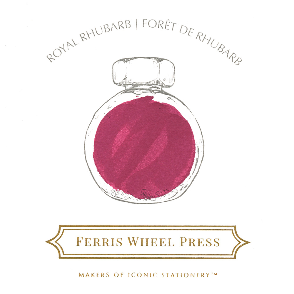 Ferris Wheel Press Autumn in Ontario Royal Rhubarb 38 ml Inkwell