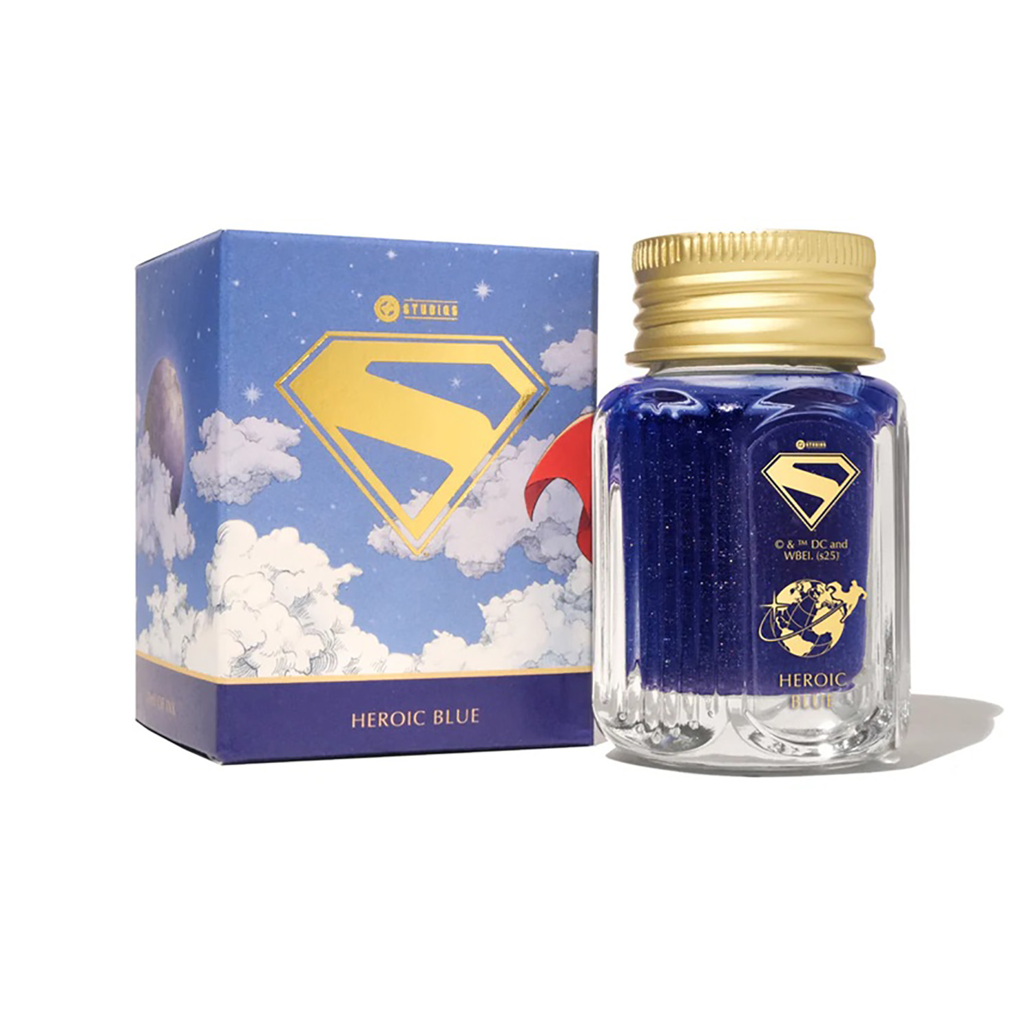 Ferris Wheel Press Superman Heroic Blue 28 ml Ink Bottle