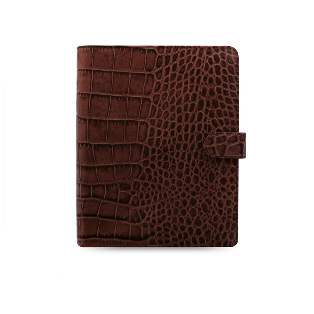 Filofax Classic Croc Chestnut A5 Organizer