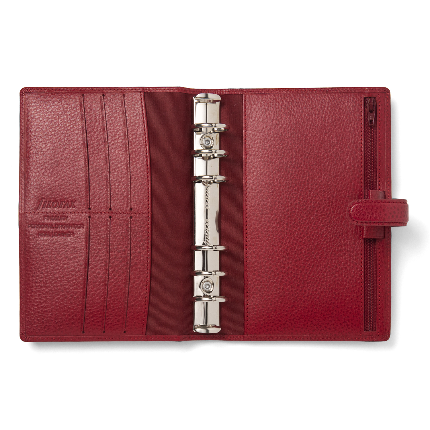 Filofax Finsbury Scarlet Personal Organizer