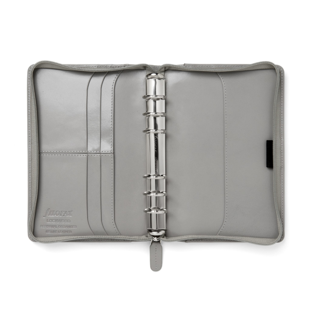 Filofax Lockwood Concrete Personal Zip Organizer