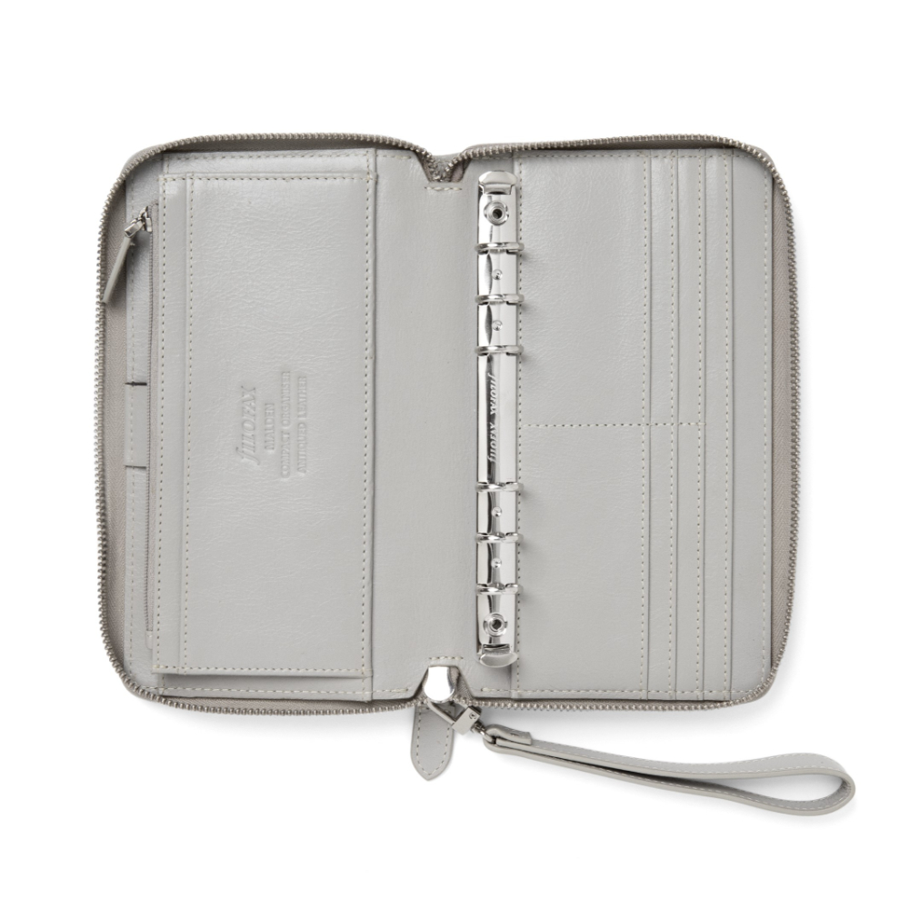 Filofax Malden Stone Personal Compact Zip Organizador