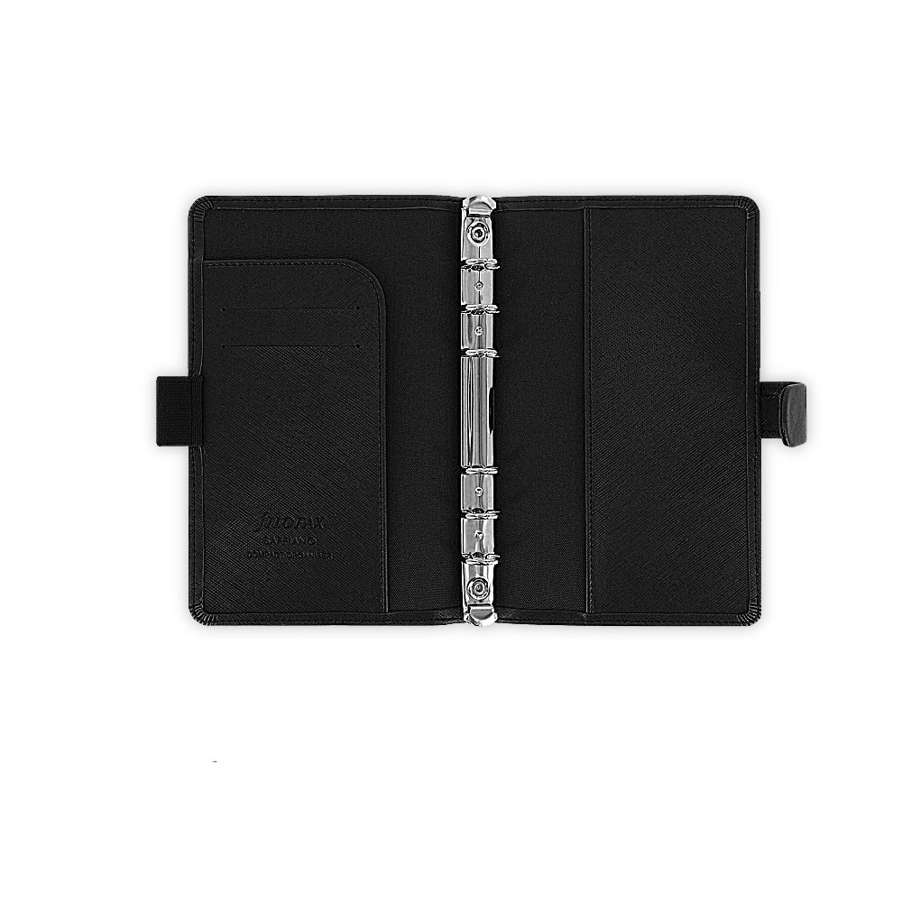 Filofax Saffiano Black Compact Organizer