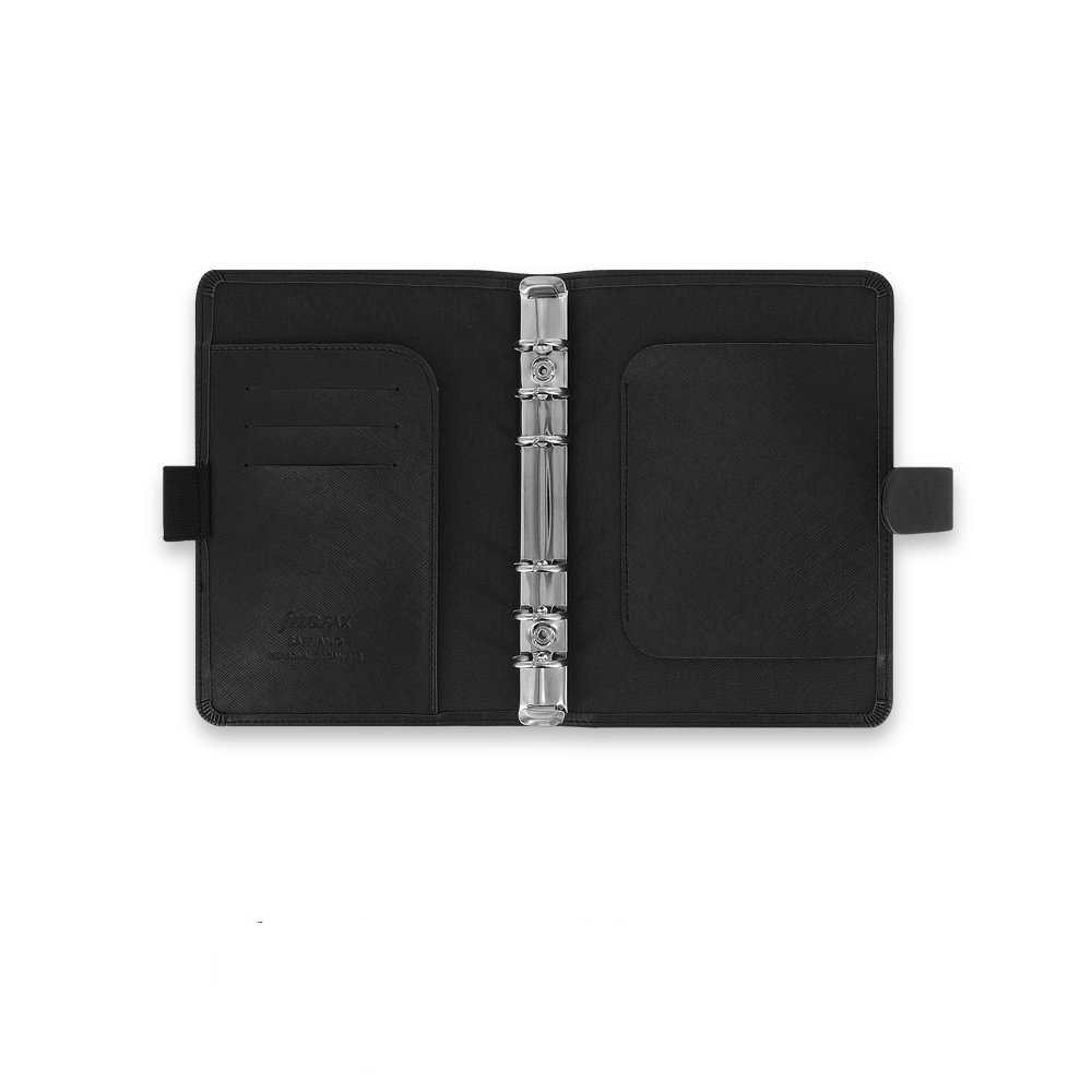 Filofax Saffiano Black Personal Organizer