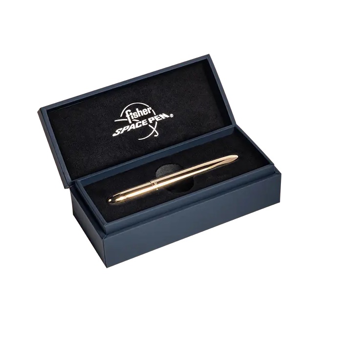 Fisher Space Pen Bullet Solar Flare Gold Titanium Balpen