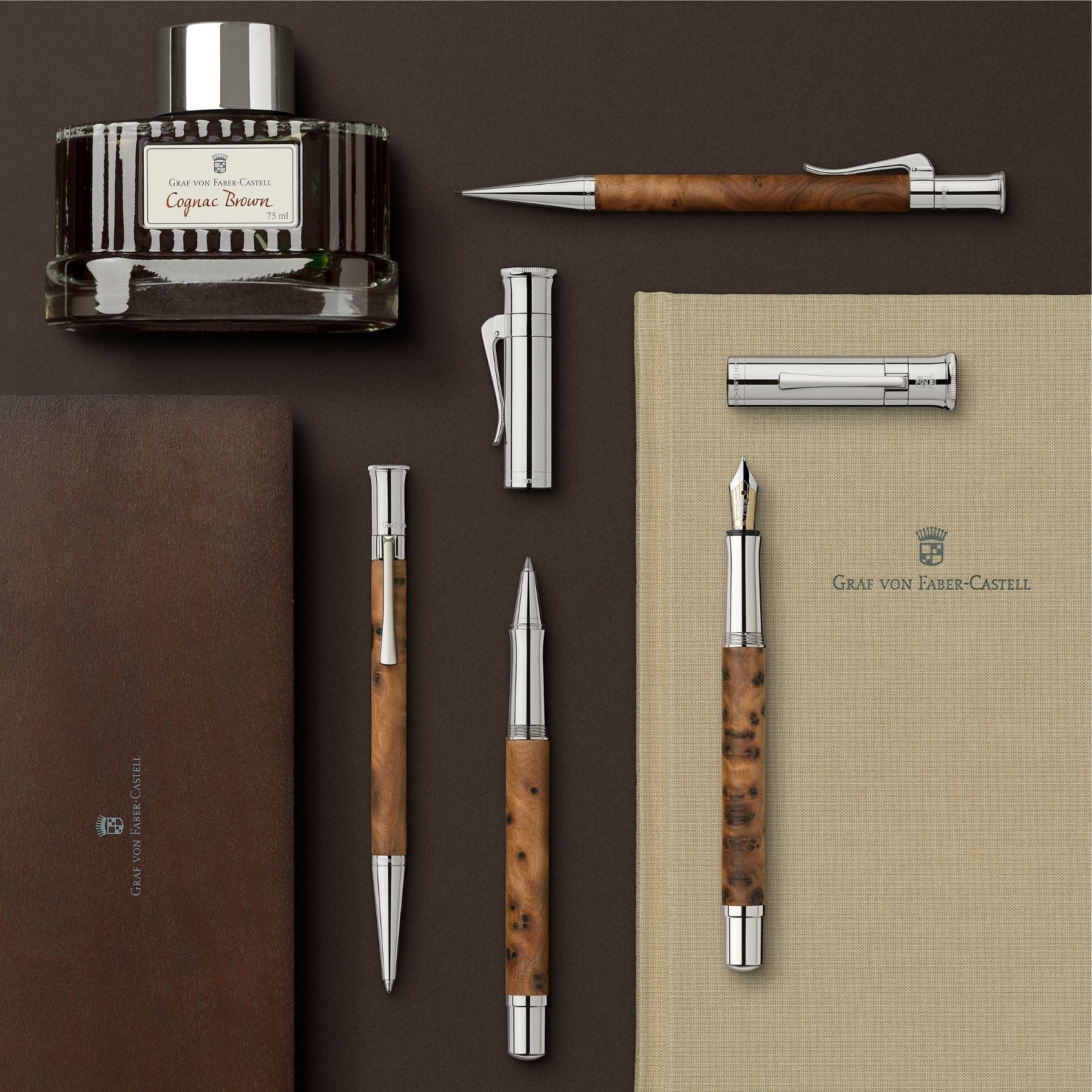 Graf von Faber-Castell Classic Thuja Burl Wood  Mechanical Pencil 0.7mm