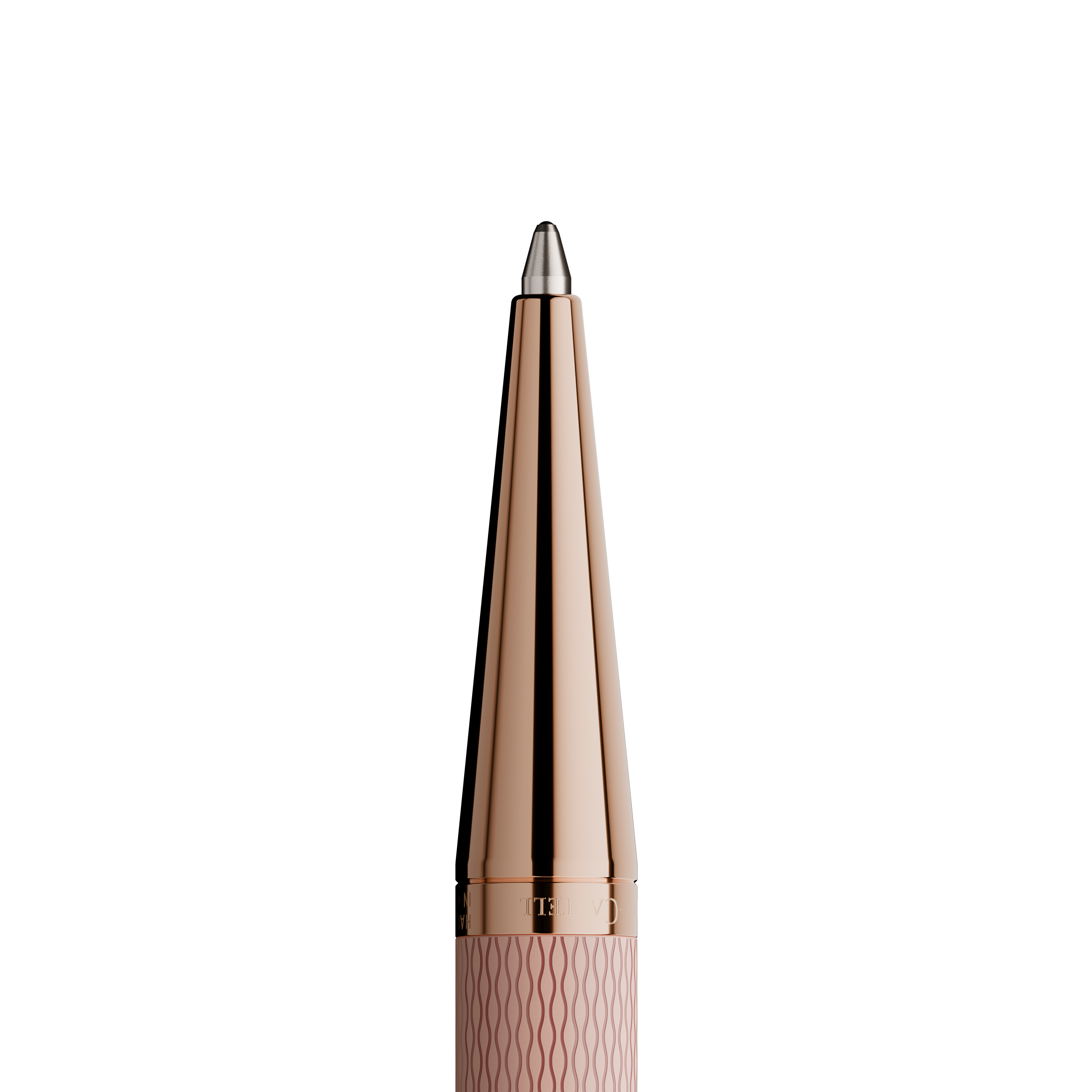 Graf von Faber-Castell Guilloche Tinted Metal Rose Stylo Bille