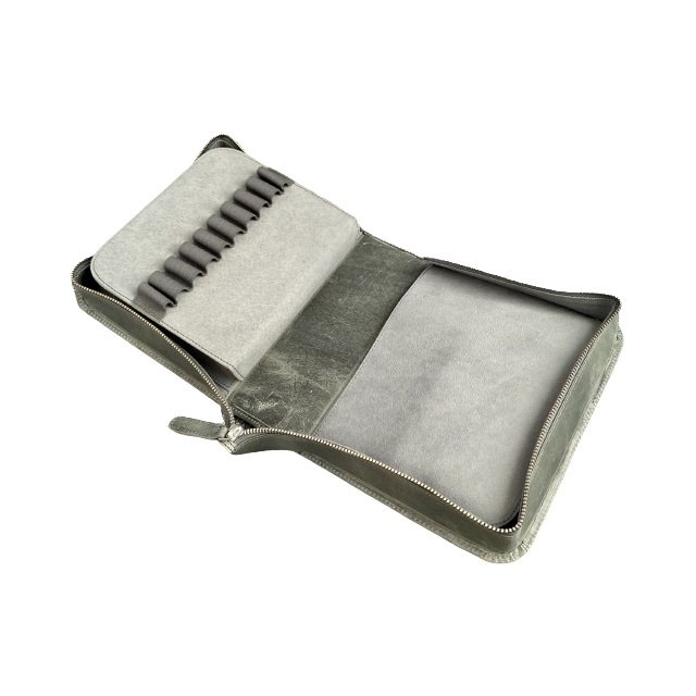 Galen Leather Crazy Horse Smoky Rits Penetui (40-delig)