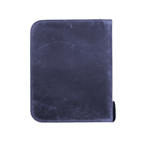 Galen Leather Crazy Horse Navy Blue Rits Penetui (40-delig)
