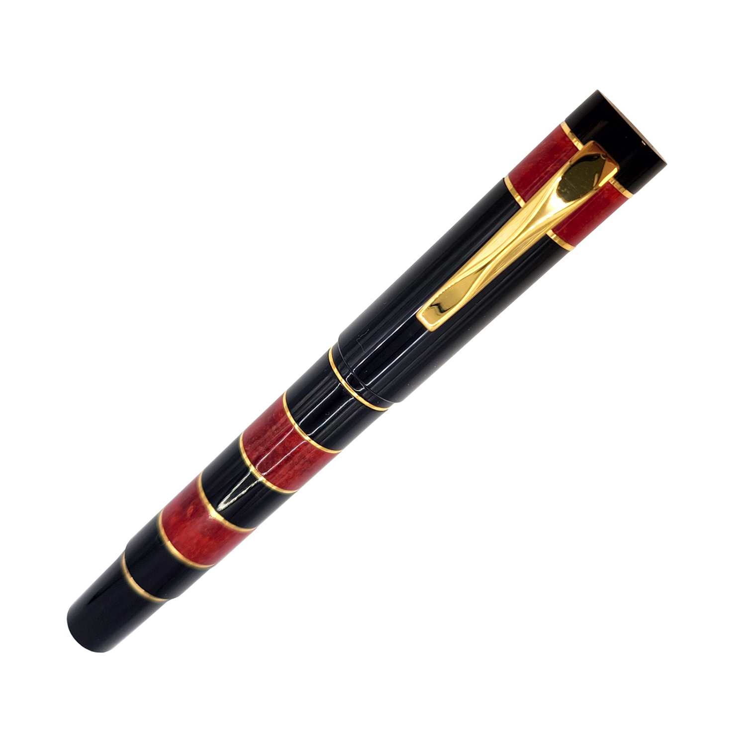 Gioia Penelope Red Marble GT Fountain pen
