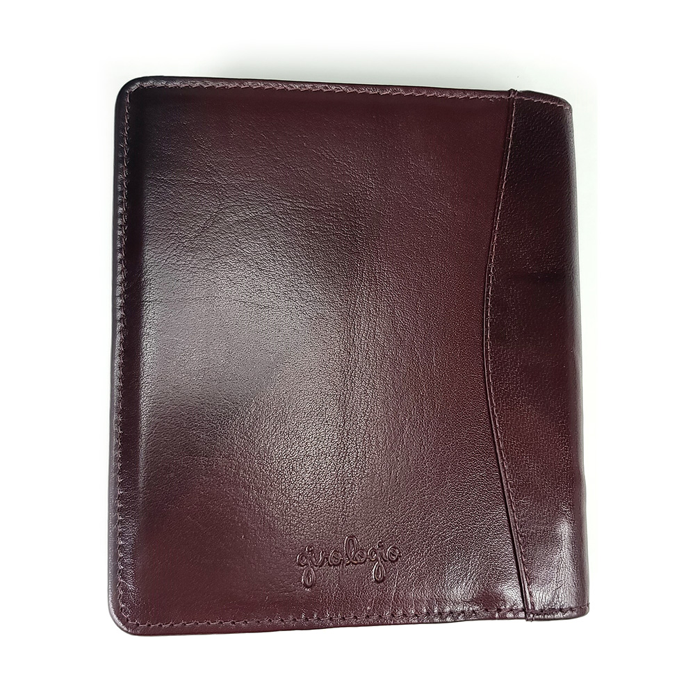 Girologio Oxblood Zippered Leather Pen Case (12 pens)