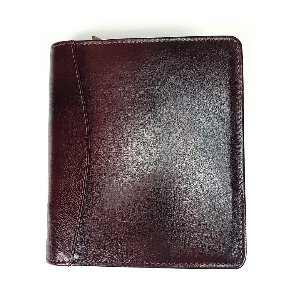 Girologio Oxblood Zippered Leather Pen Case (12 pens)