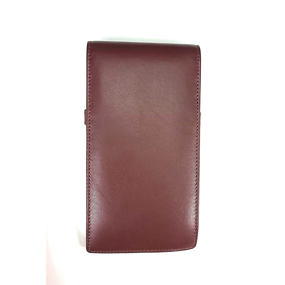 Girologio Antique Brown Leather Pen Case (4 pens)