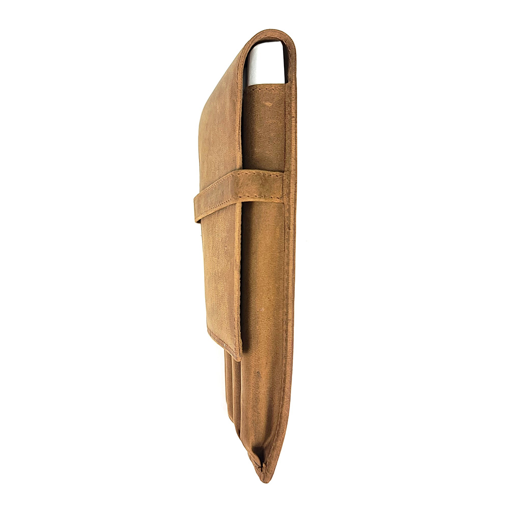 Girologio Saddle Tan Leather Pen Case (4 pens)