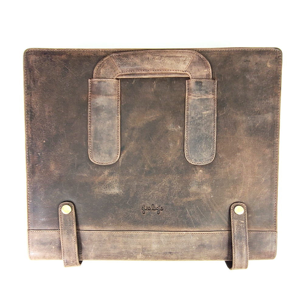 Girologio Bomber Brown Leather Pen Case (96 pens)