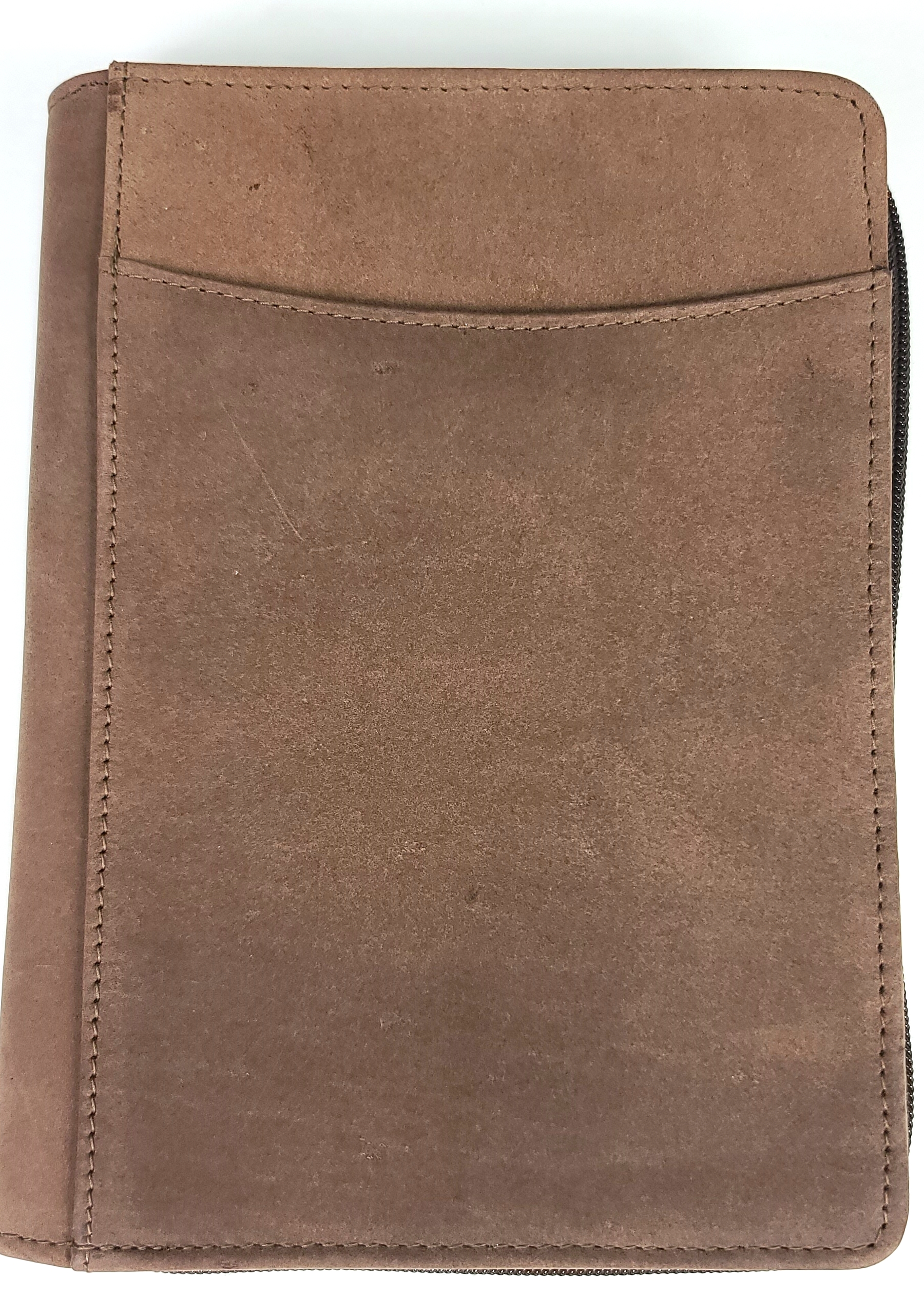Girologio Grab-N-Go Bomber Brown Leather Pen Case (4 pens)