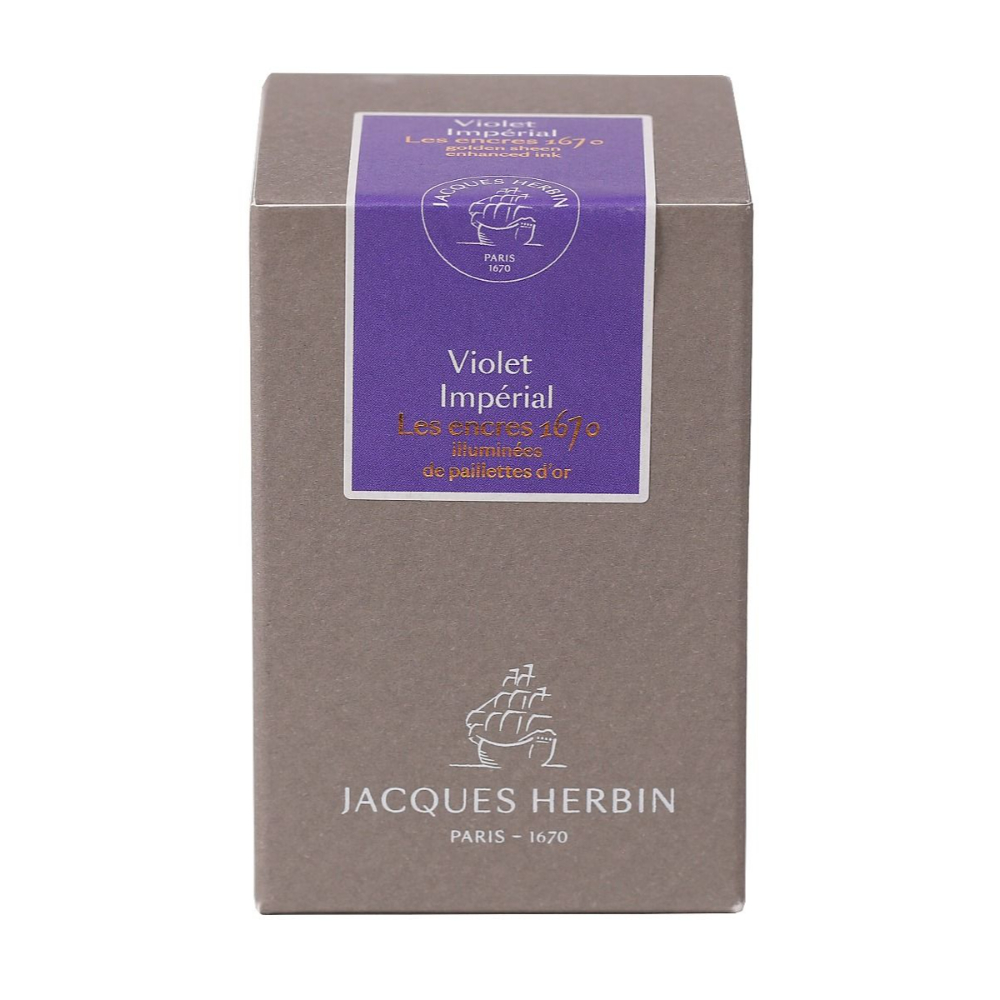 J. Herbin 1670 Anniversary Ink Violet Impérial - Ink Bottle
