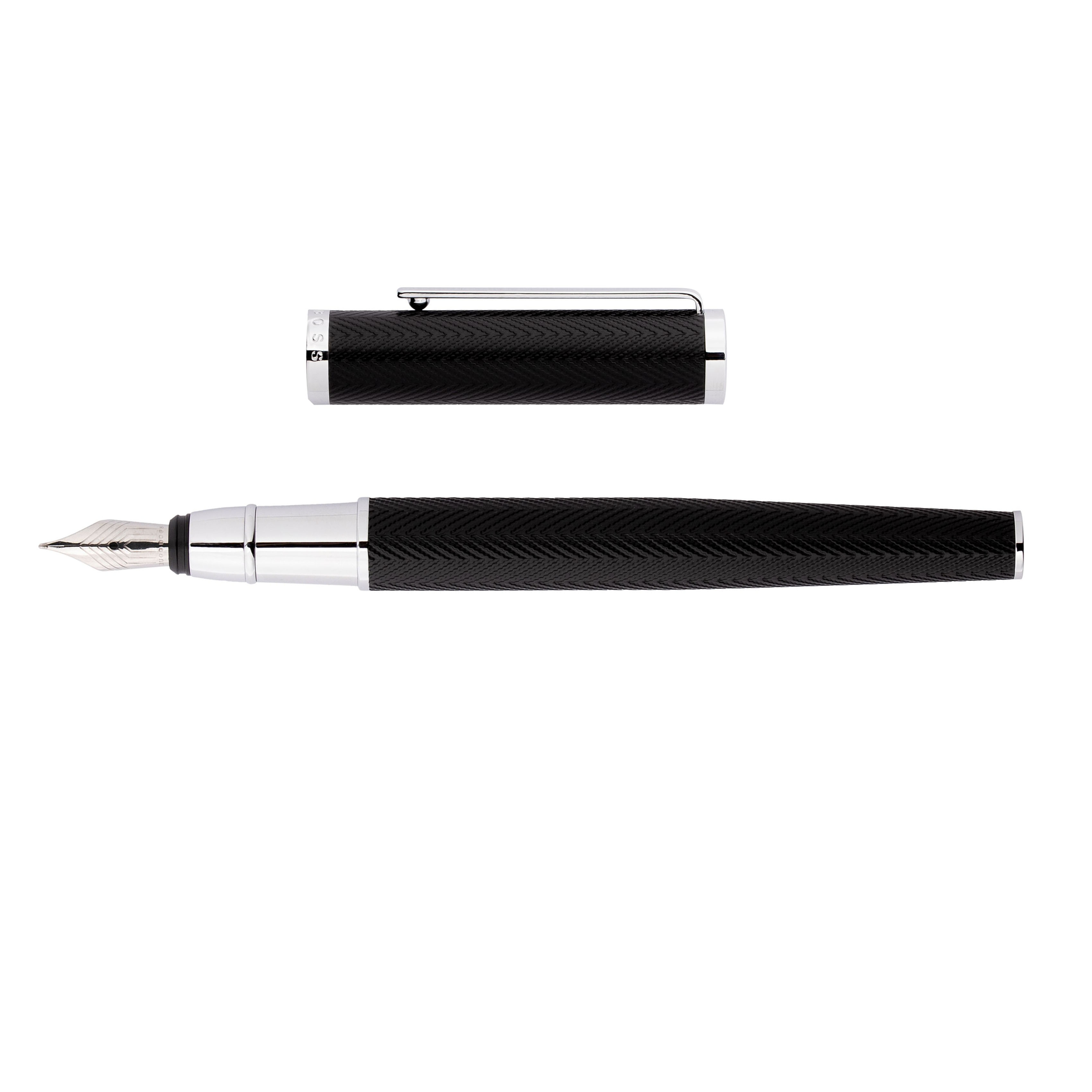Hugo Boss Formation Herringbone Chrome Vulpen