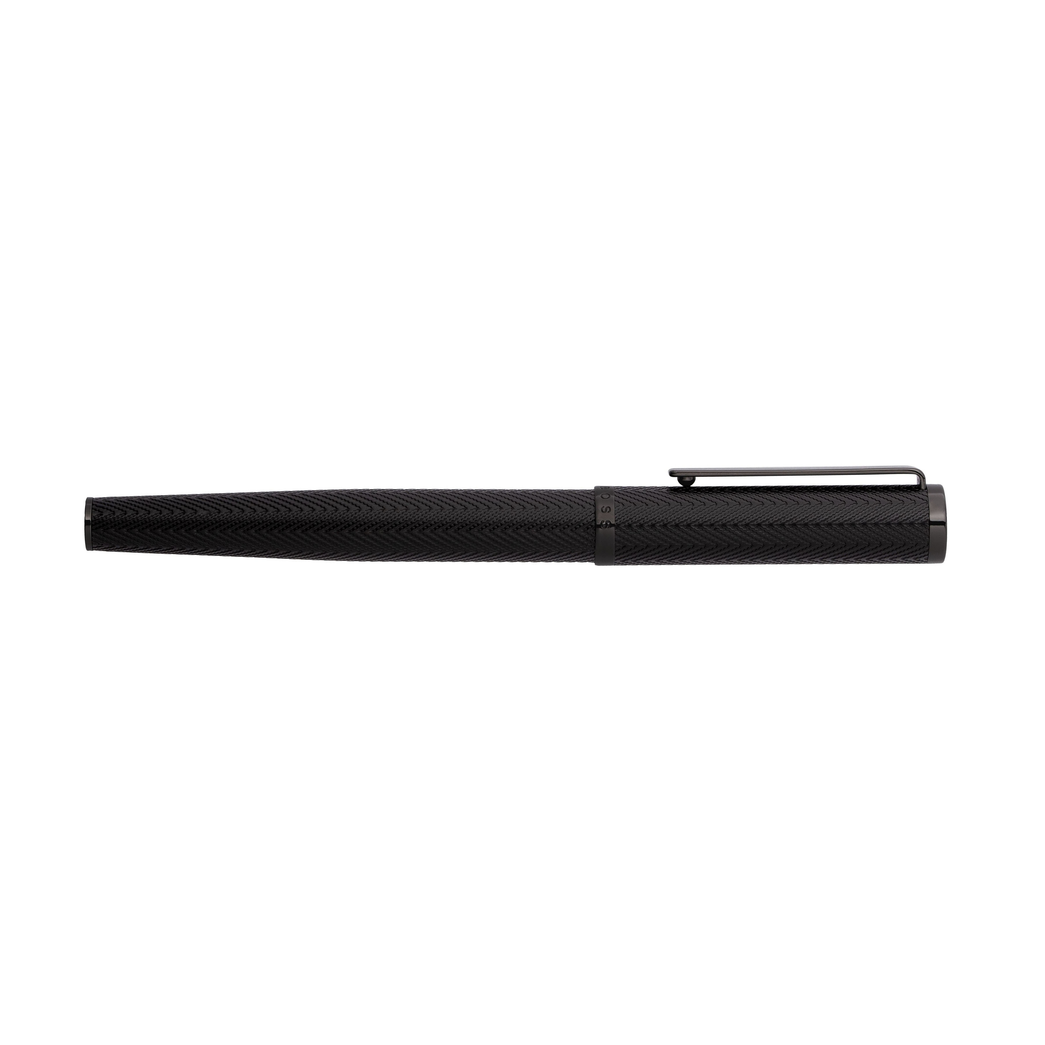 Hugo Boss Formation Herringbone Gunmetal Fountain pen