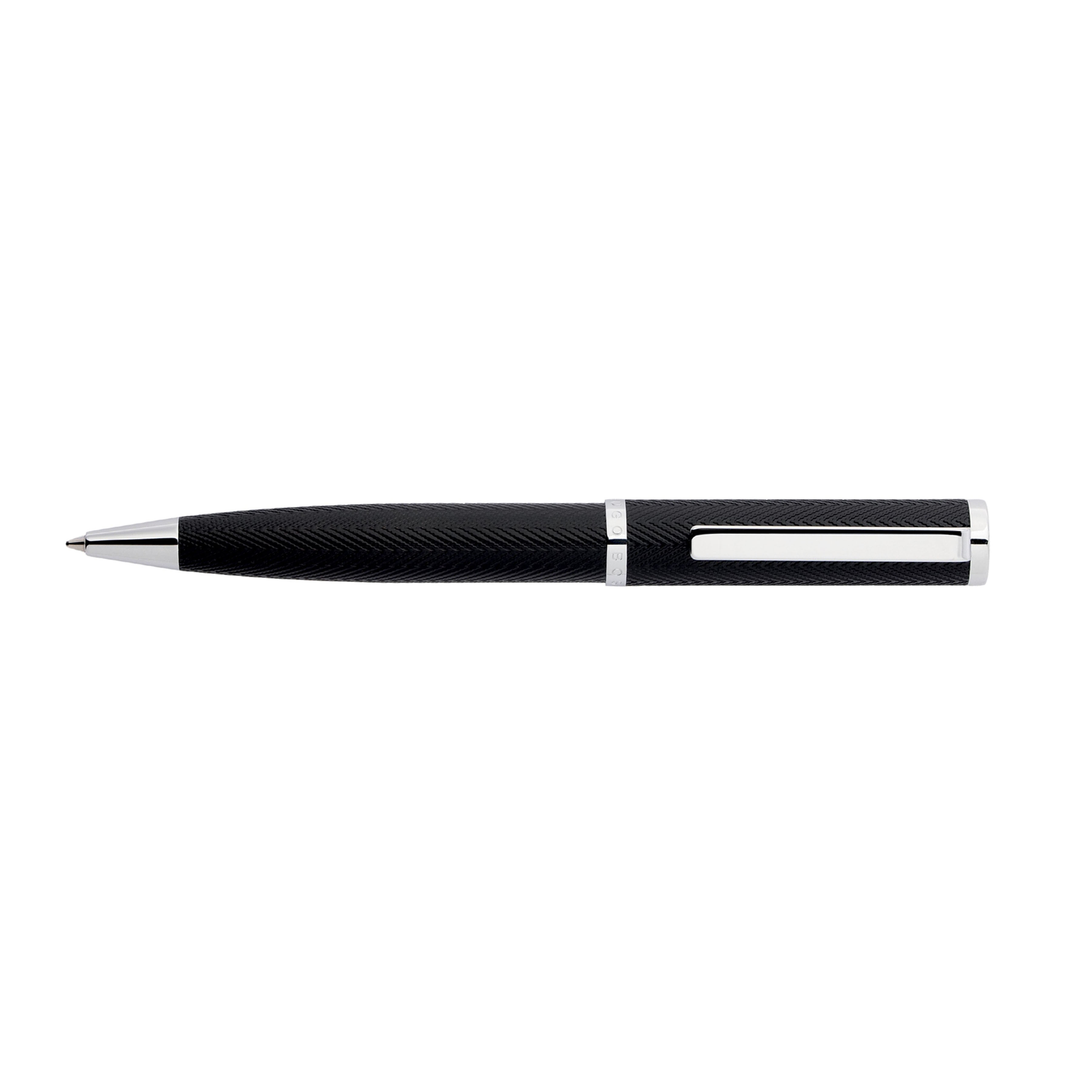 Hugo Boss Formation Herringbone Chrome Ballpoint
