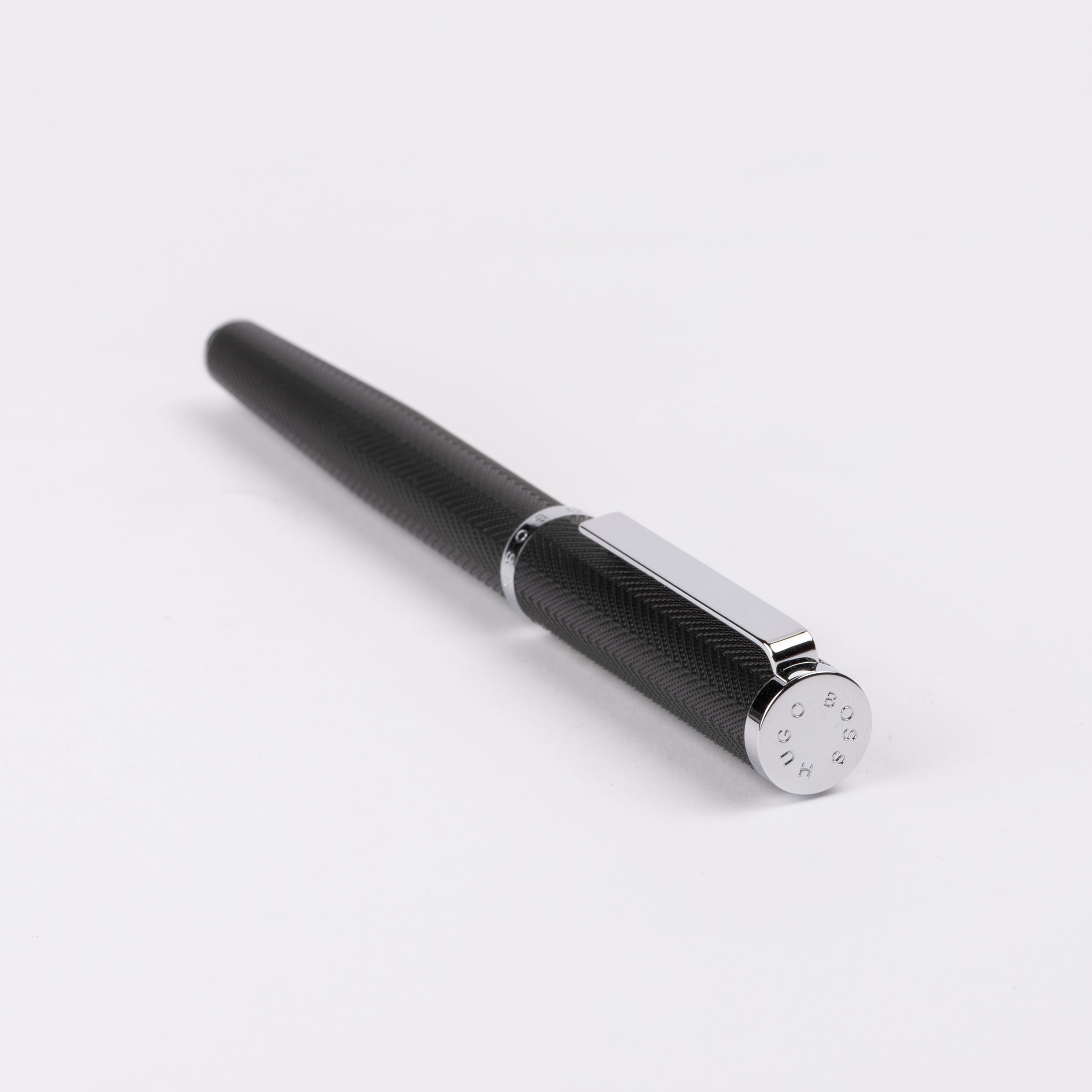 Hugo Boss Formation Herringbone Chrome Rollerball