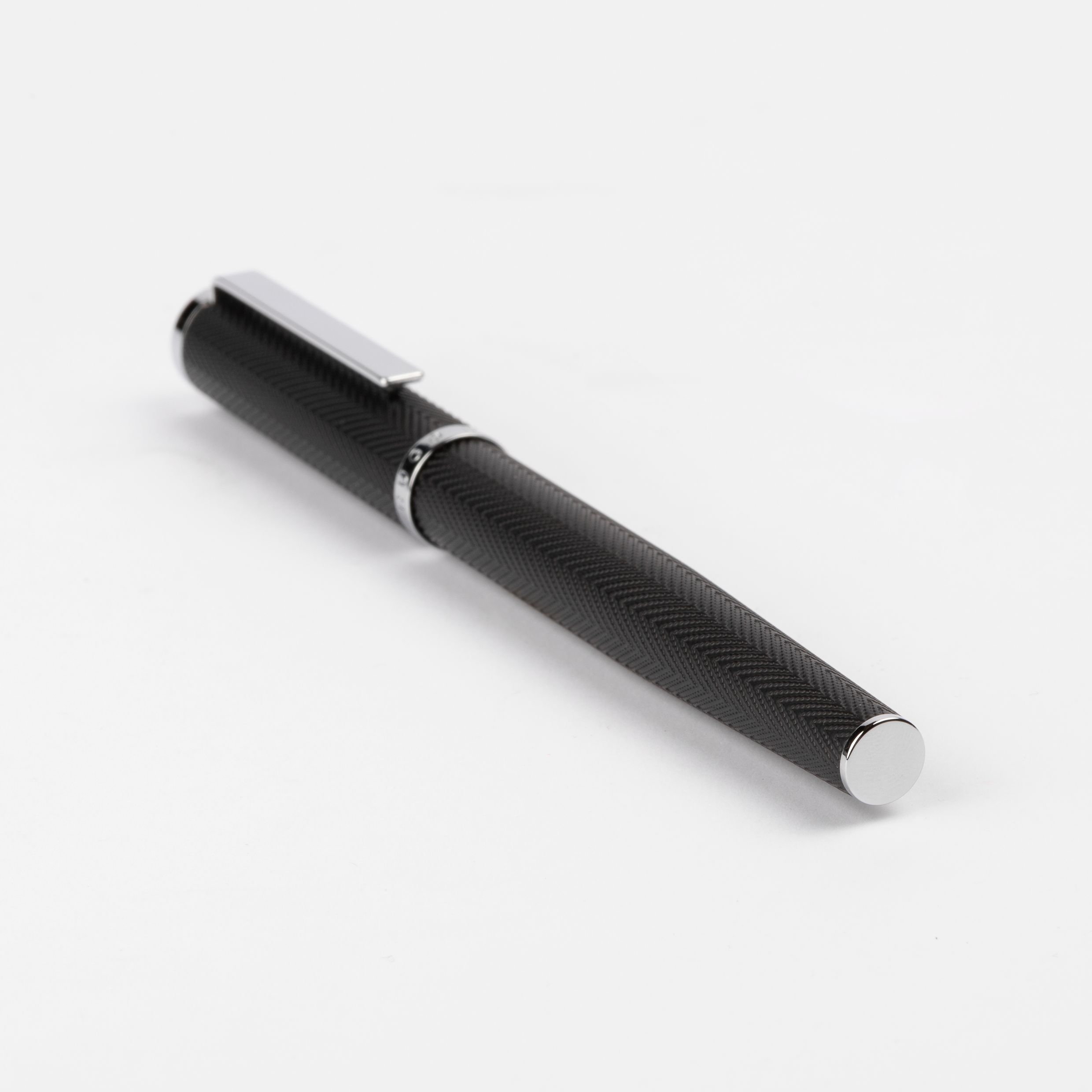 Hugo Boss Formation Herringbone Chrome Rollerball