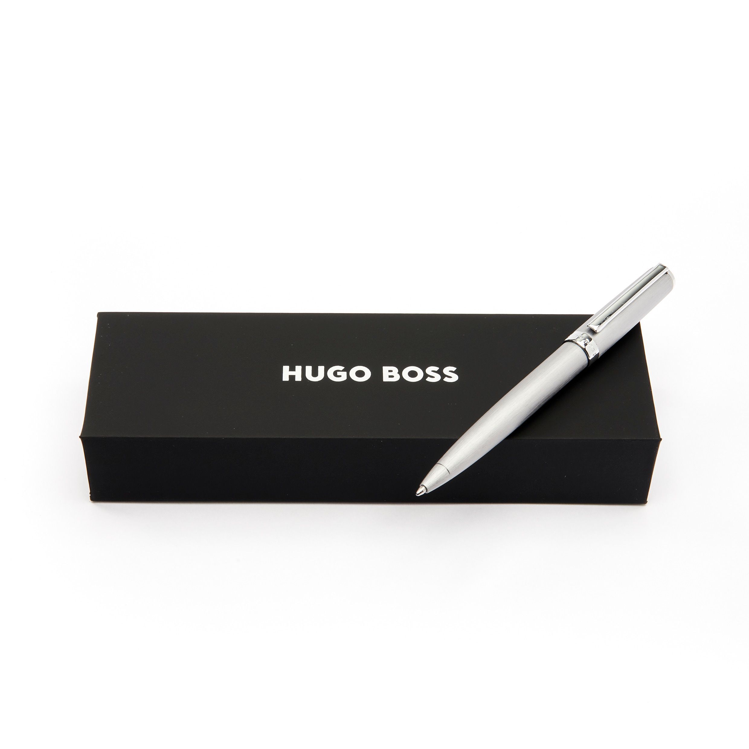 Hugo Boss Gear Brushed Chrome Ballpoint