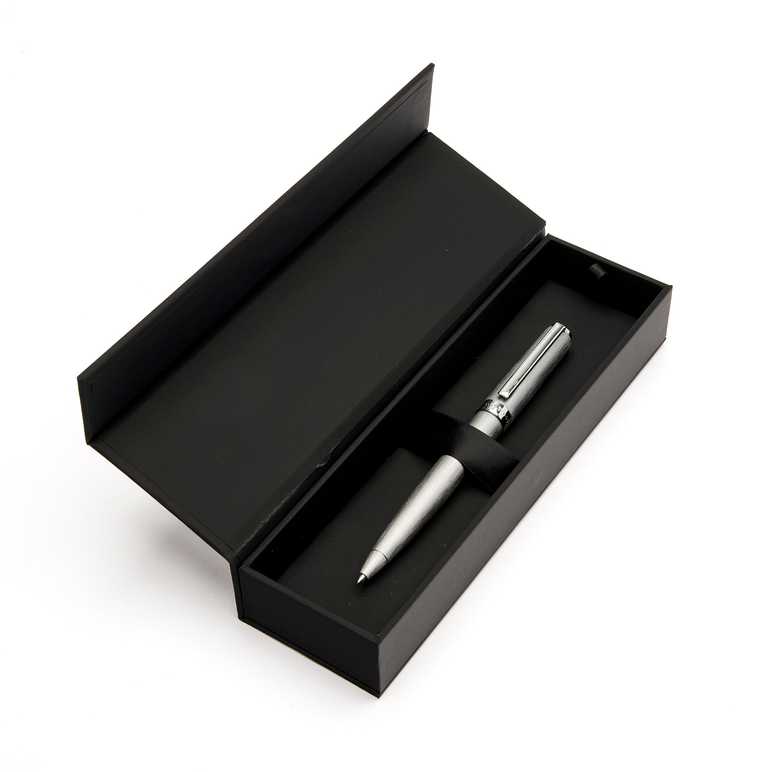 Hugo Boss Gear Brushed Chrome Ballpoint