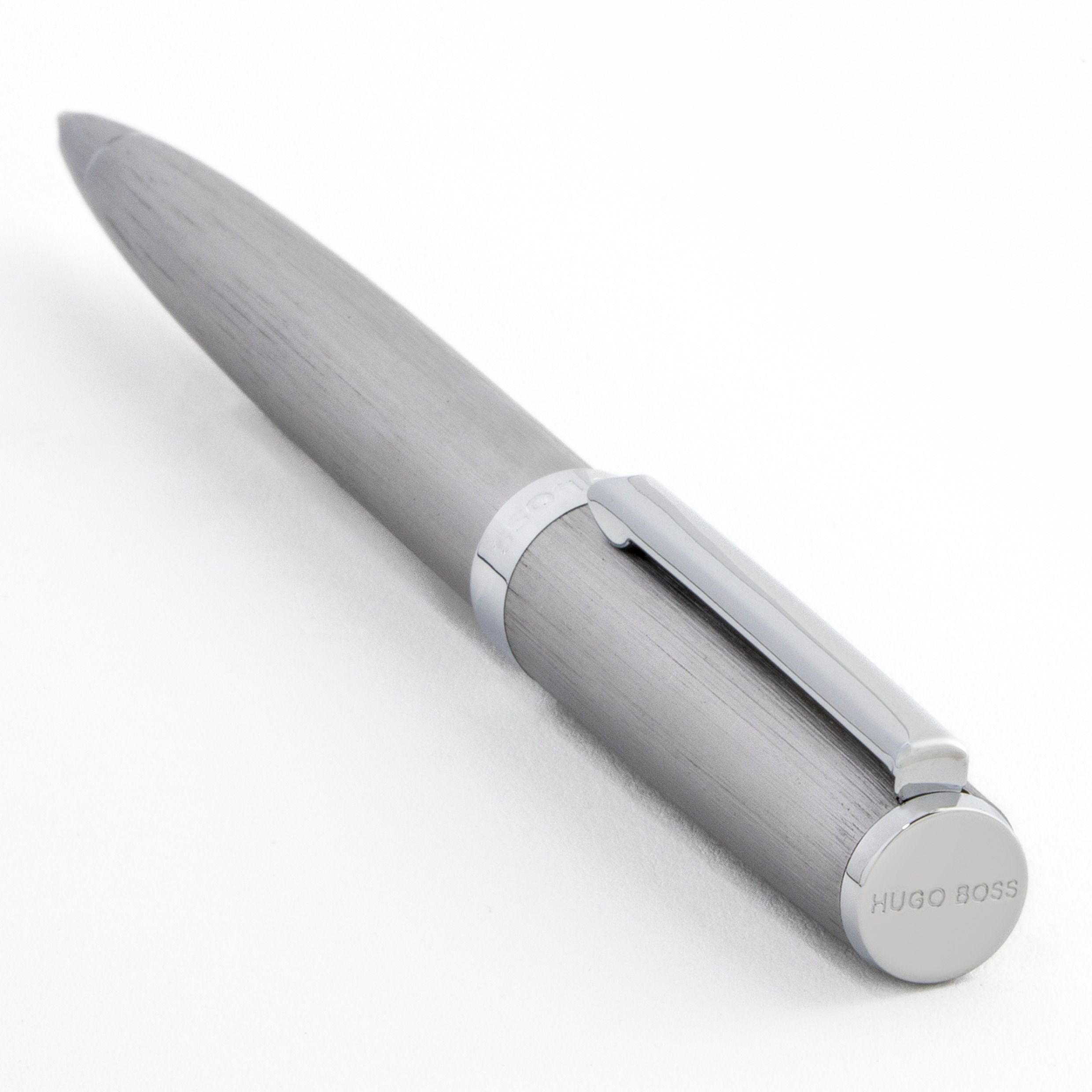 Hugo Boss Gear Brushed Chrome Ballpoint