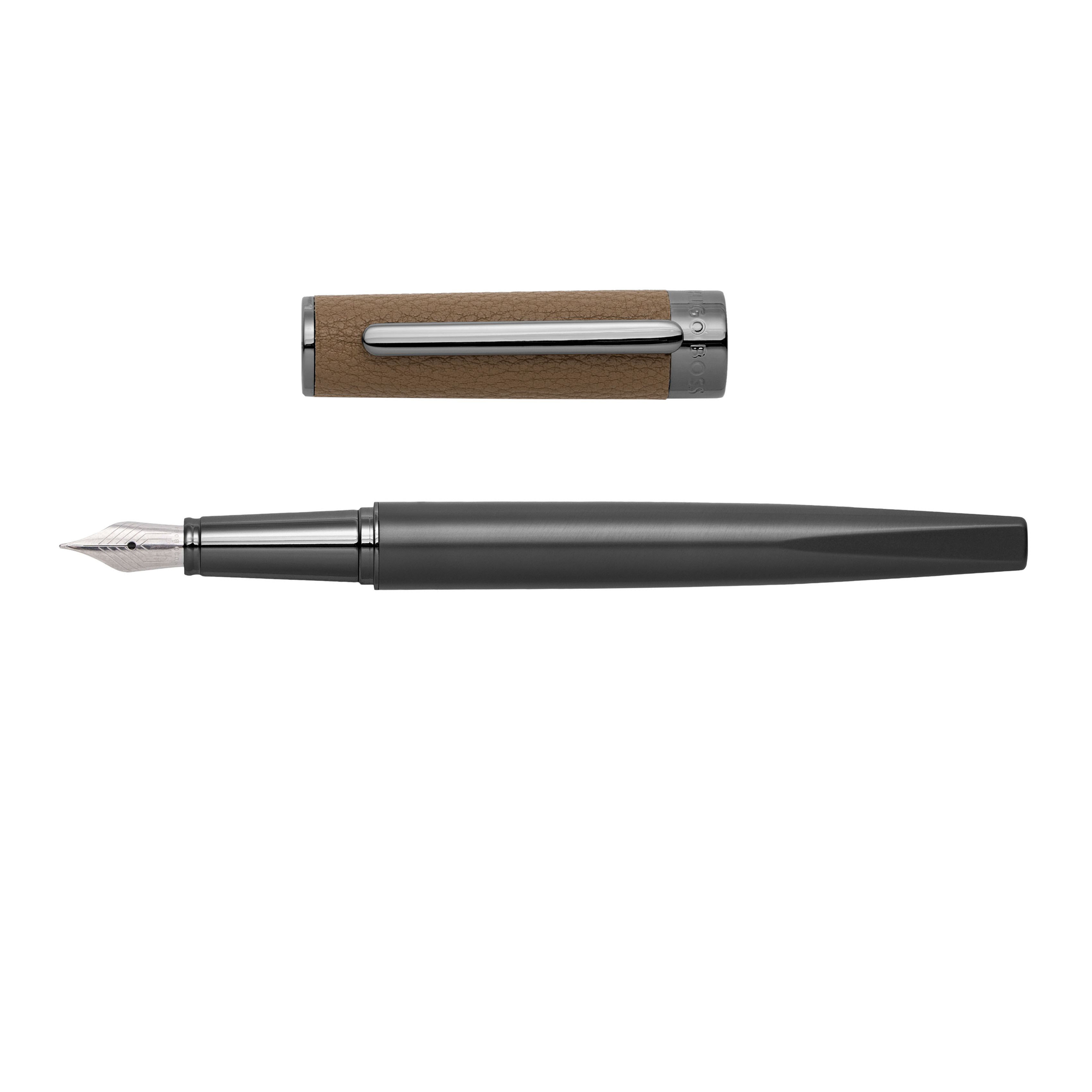 Hugo Boss Corium Camel Füllfederhalter