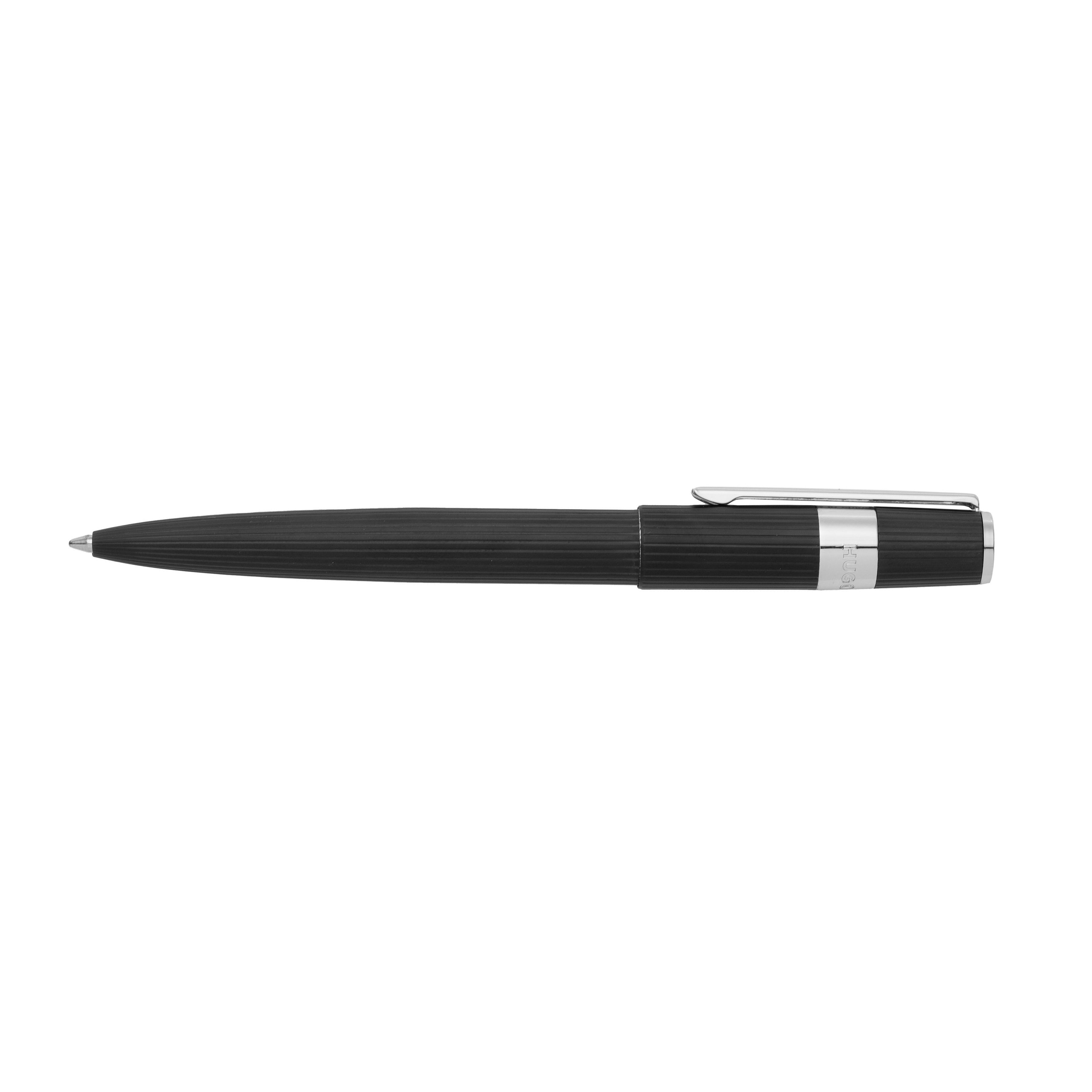 Hugo Boss Gear Ribs Black Bolígrafo