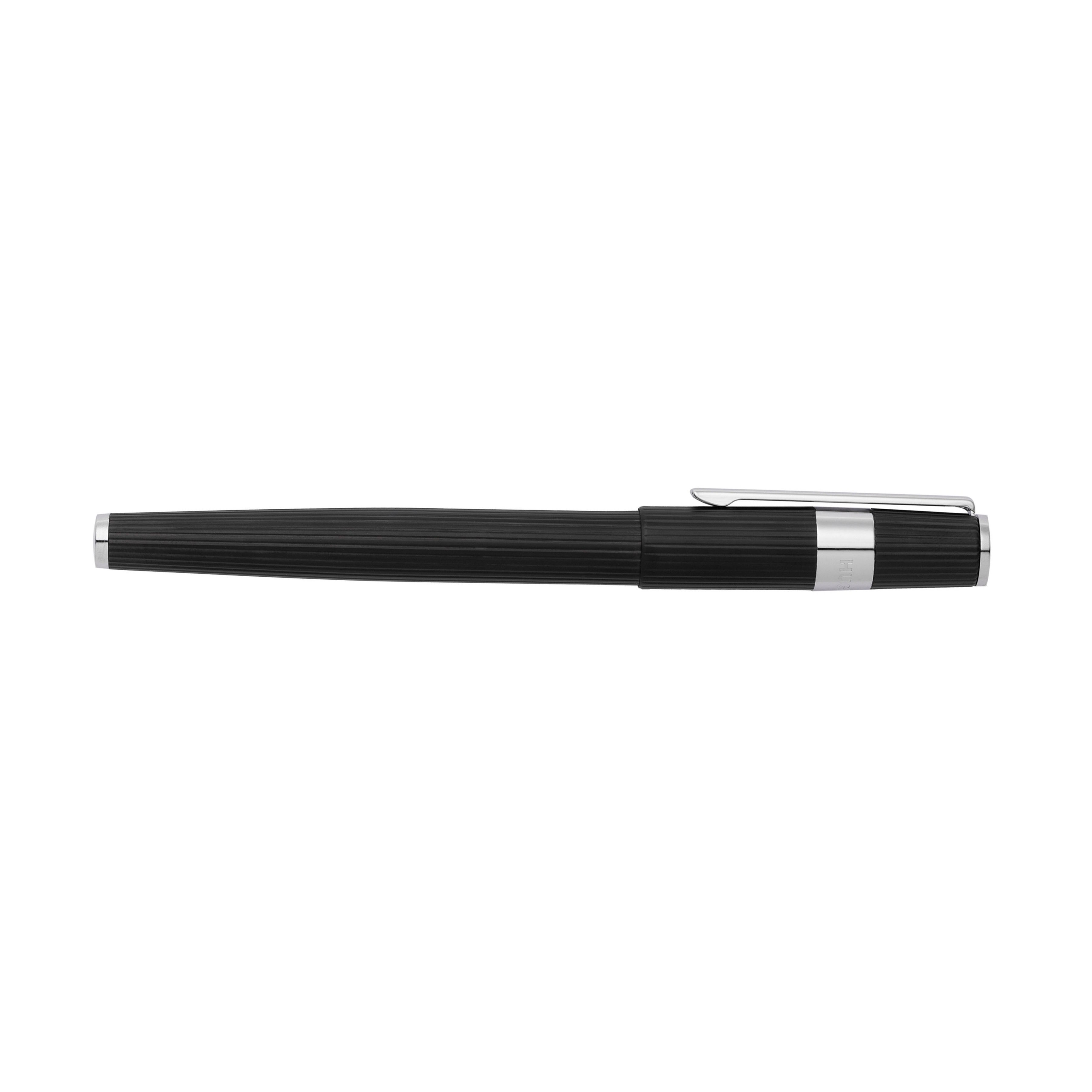 Hugo Boss Gear Ribs Black Rollerball