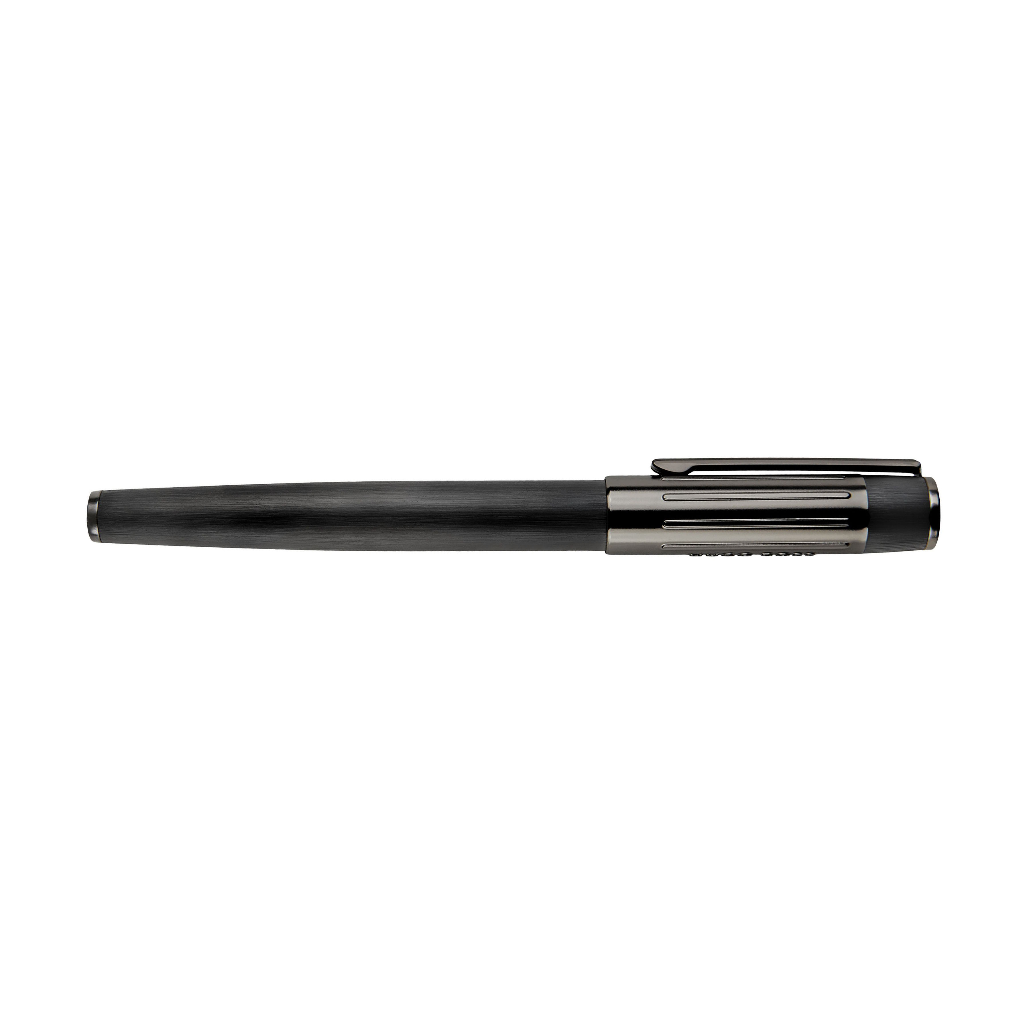Hugo Boss Gear Ribs Black Fountain pen