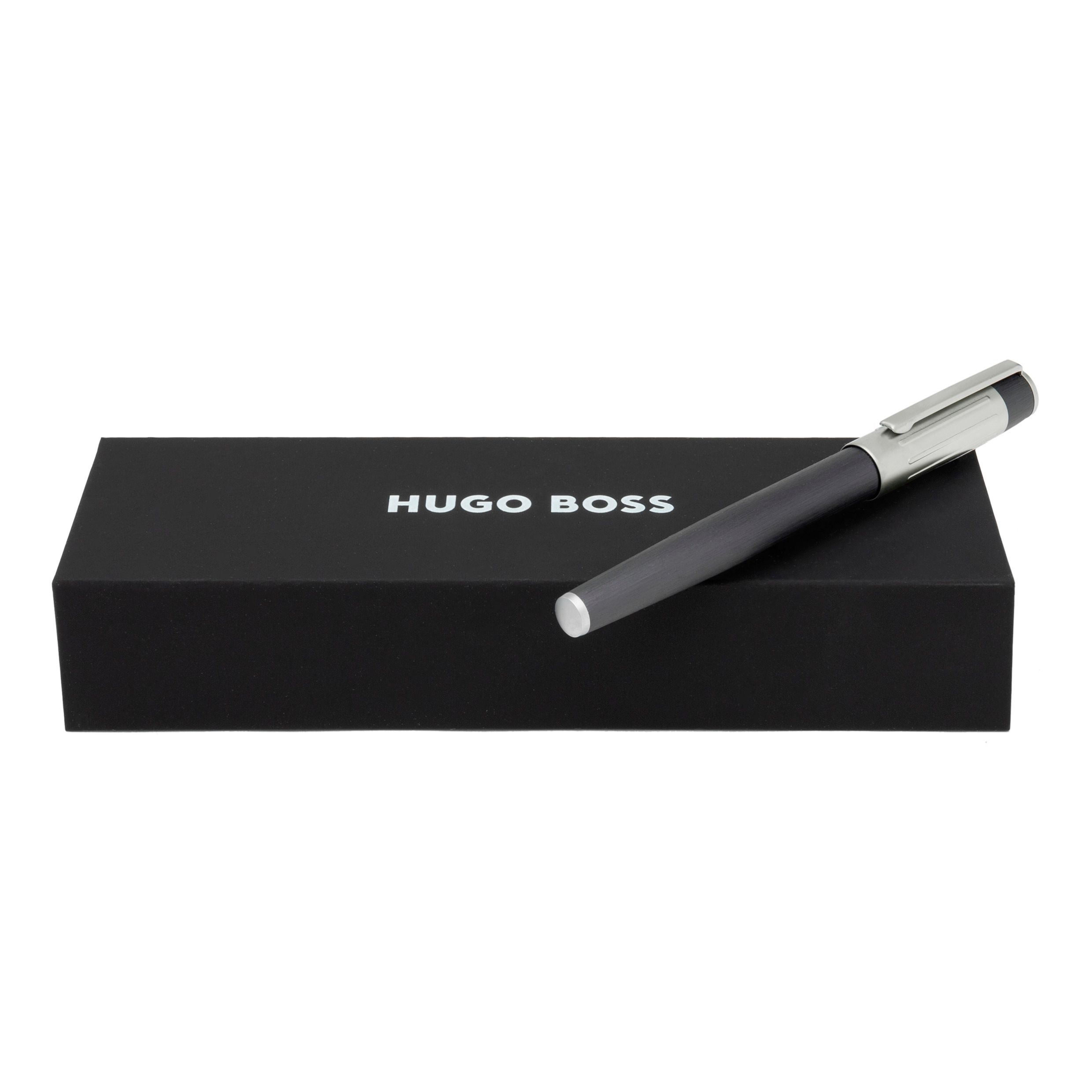Hugo Boss Gear Ribs Gunmetal Fountain pen