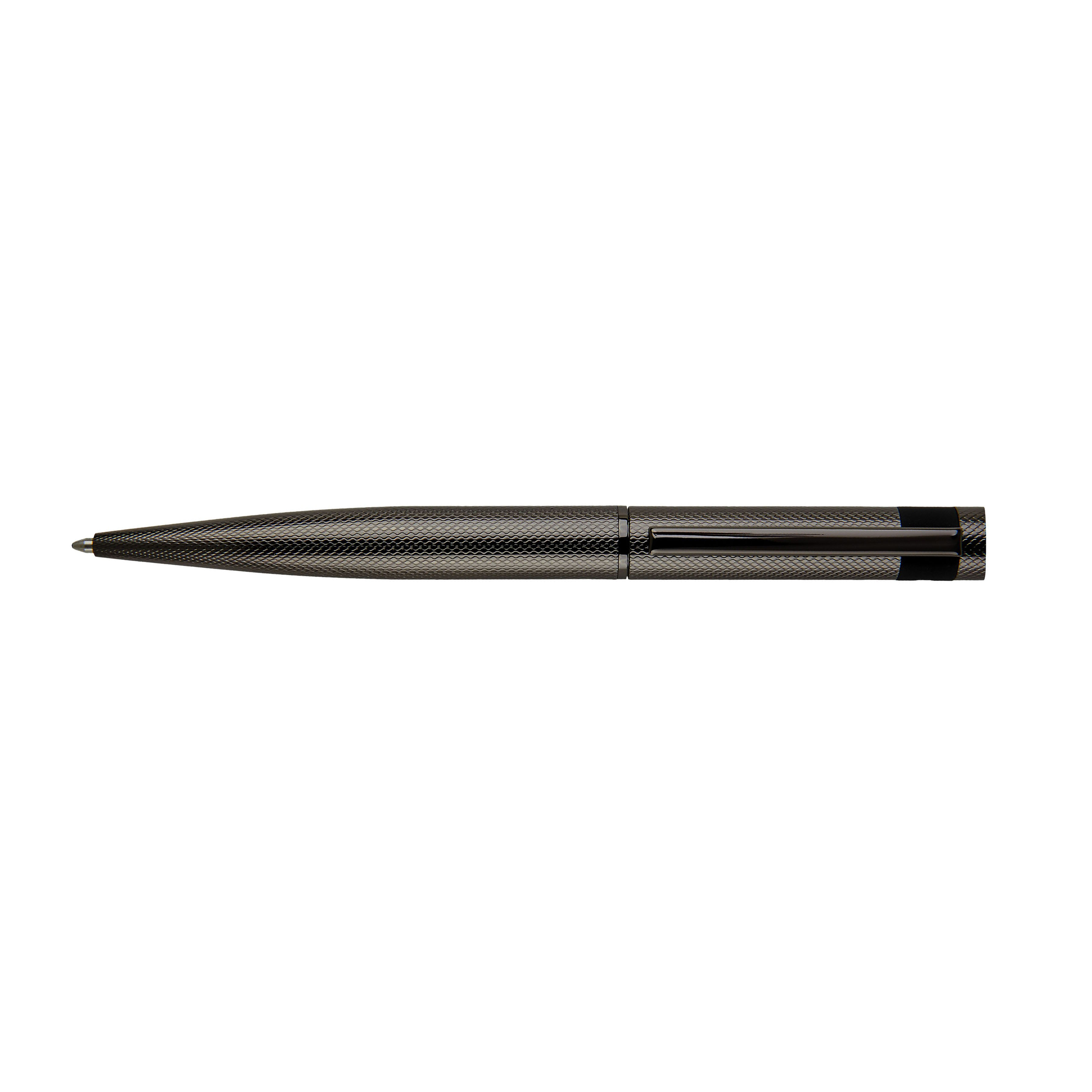 Hugo Boss Loop Diamond Gunmetal Stylo Bille
