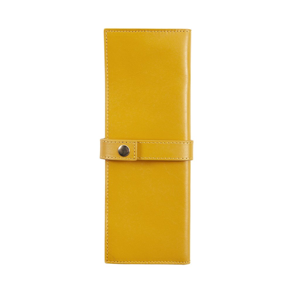 Jacques Herbin Small Leather Amber Penetui (2-delig)