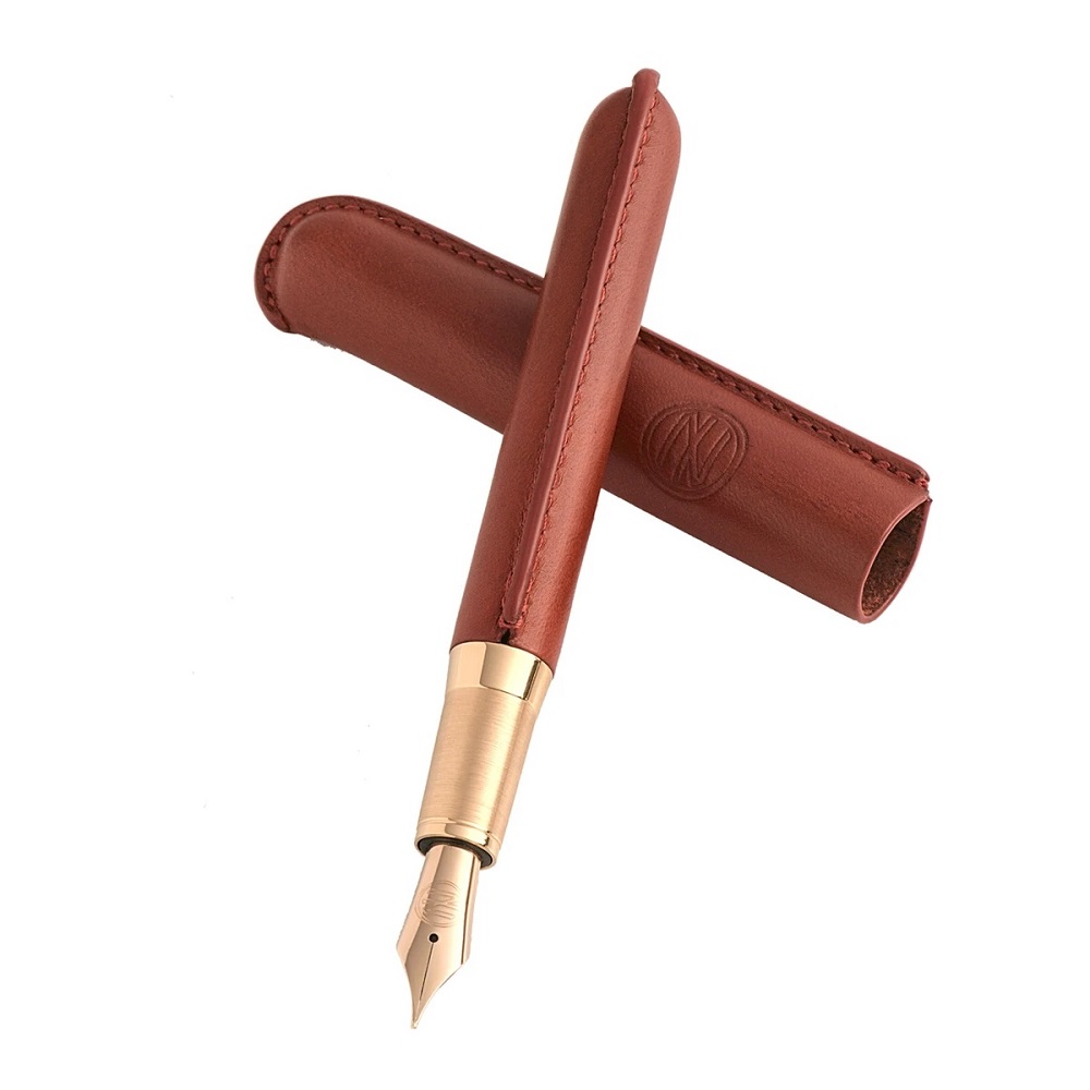 JanZander Design Cocoon Coral Red Fountain pen
